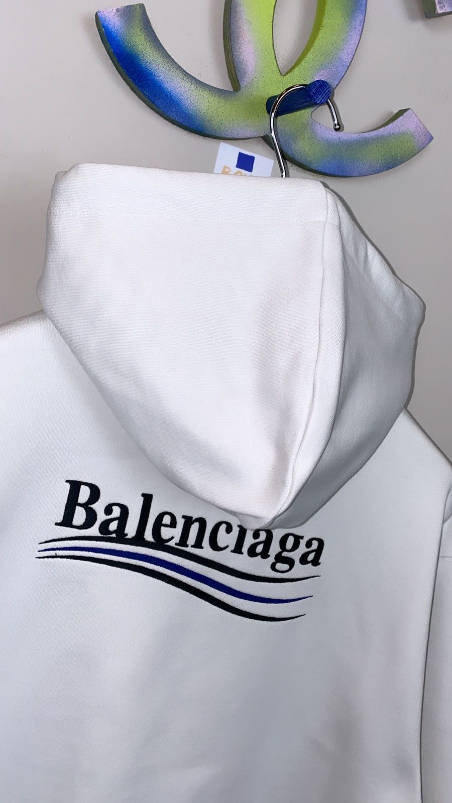 Balenciaga Balenciaga campaign logo hoodie Grailed