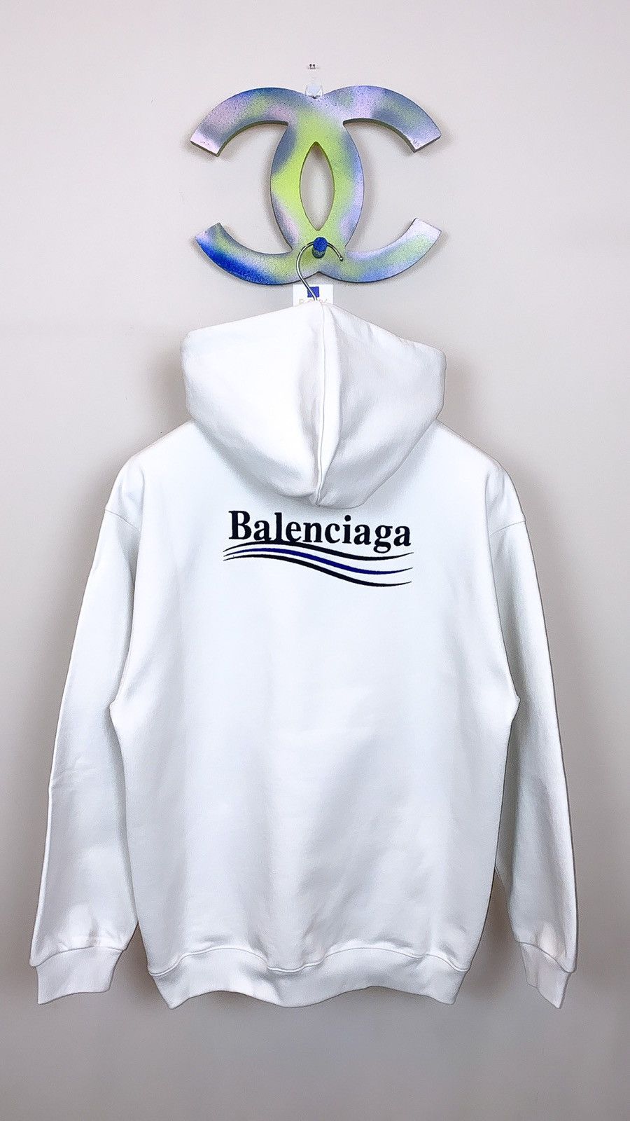 Balenciaga Balenciaga campaign logo hoodie Grailed