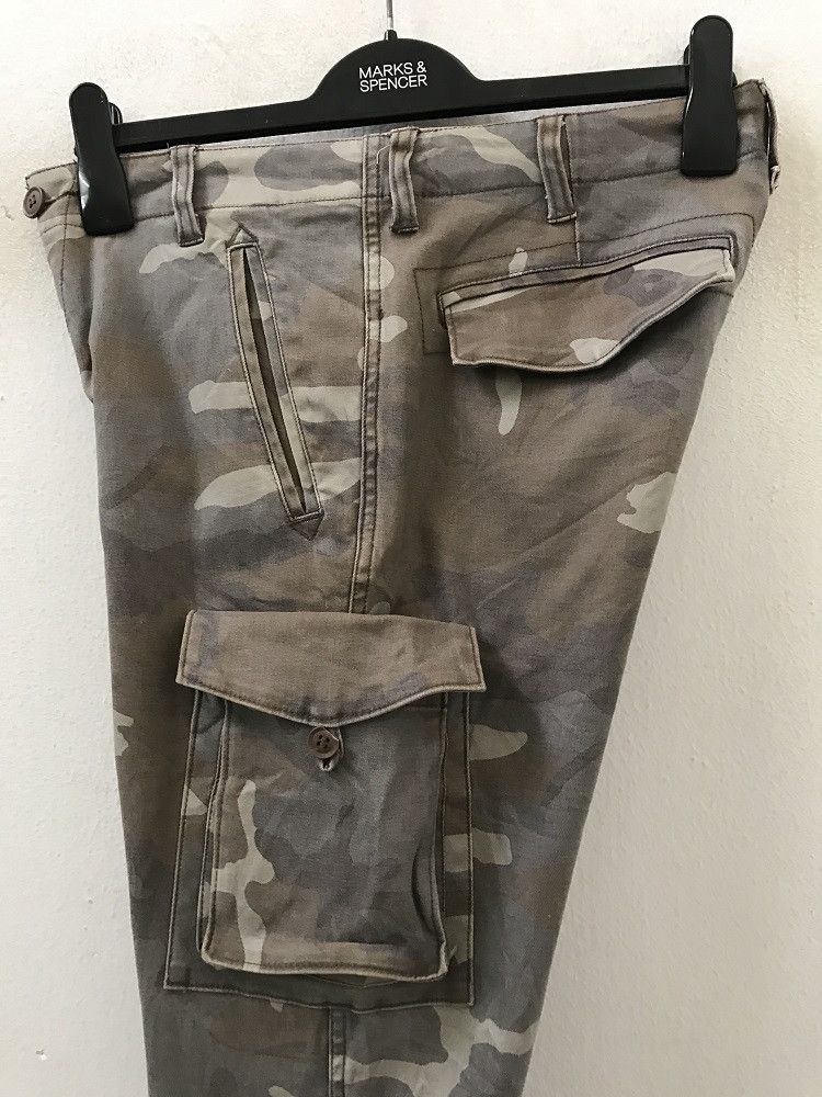 Global Work Vintage Global Work Japan Stretchable Camo Slim Cargo Size US 30 / EU 46 - 9 Thumbnail
