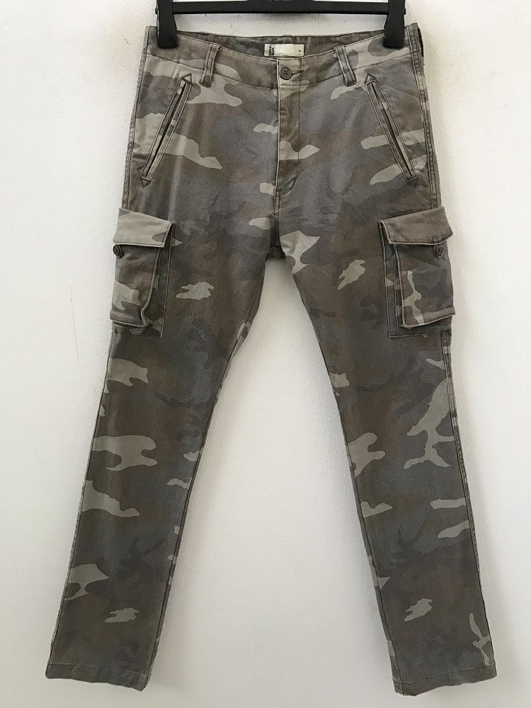 Global Work Vintage Global Work Japan Stretchable Camo Slim Cargo Size US 30 / EU 46 - 1 Thumbnail