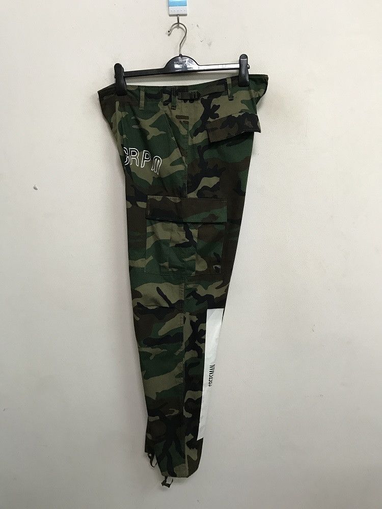 Vintage YMCL KY " CREEPMAN" Bdu Woodland Camo Ripstop Cargo Size US 35 - 18 Thumbnail