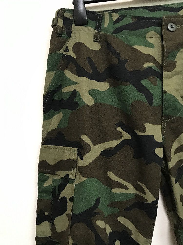 Vintage YMCL KY " CREEPMAN" Bdu Woodland Camo Ripstop Cargo Size US 35 - 3 Thumbnail