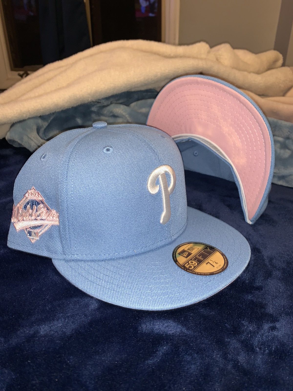 New Era Exclusive Philadelphia Phillies Cotton Candy Fitted 7 7 1/8 Size ONE SIZE - 3 Thumbnail