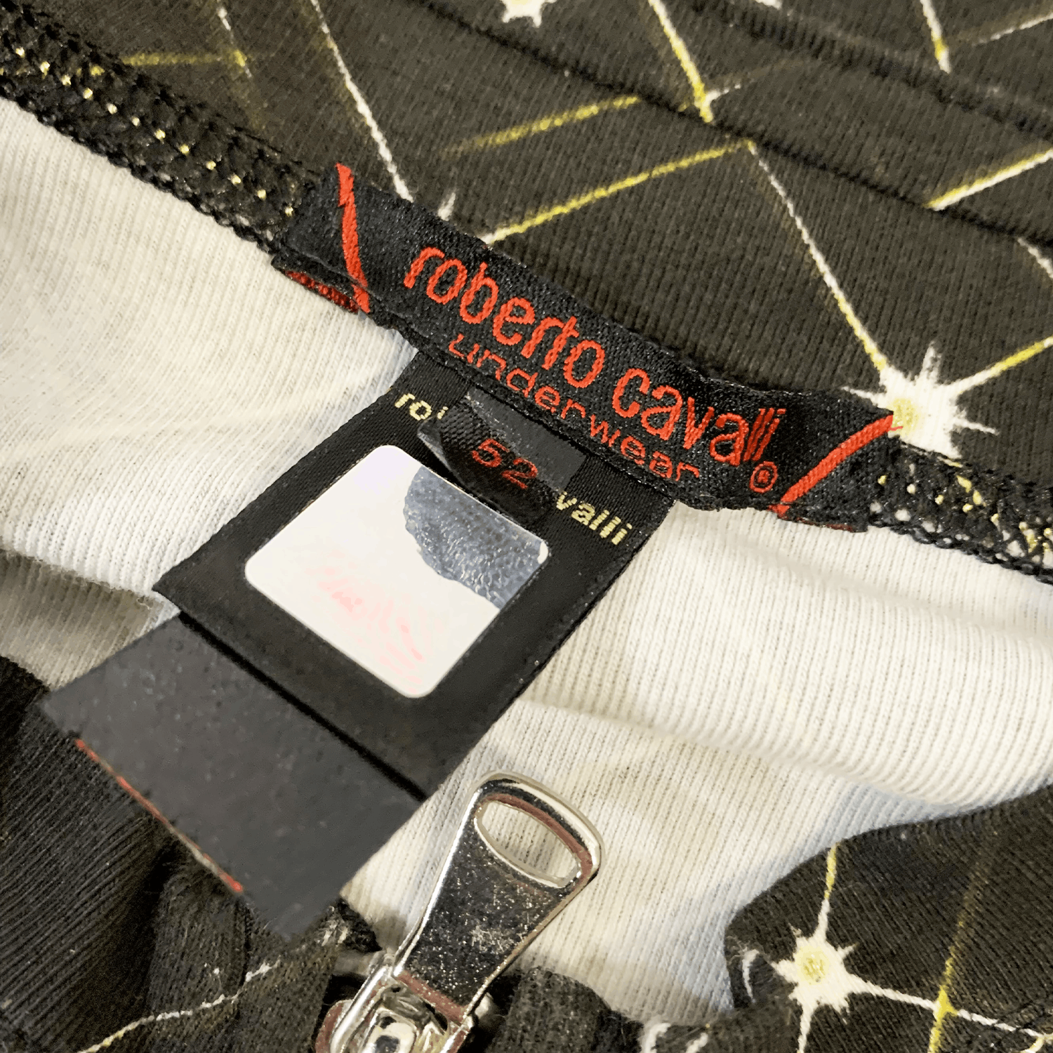 Just Cavalli × Roberto Cavalli Roberto Cavalli Eagle Starry 00s Zip Up Sweater Size US L / EU 52-54 / 3 - 3 Thumbnail