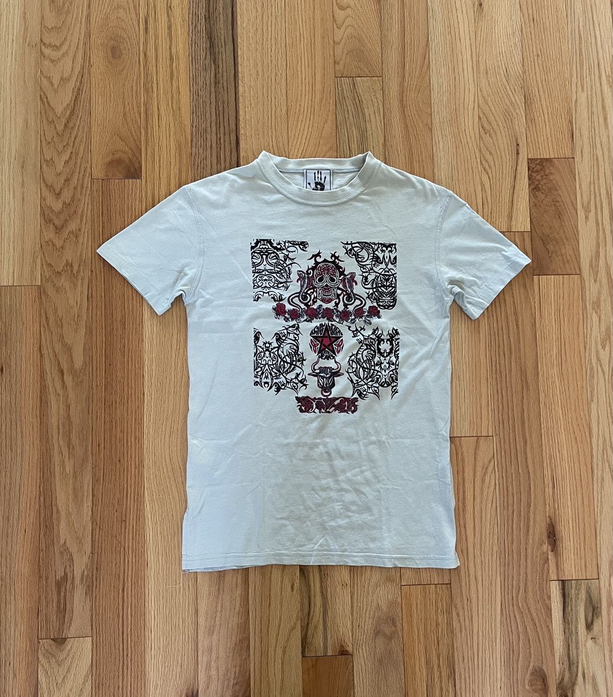 GAULTIER Buddha 1990s print tee!