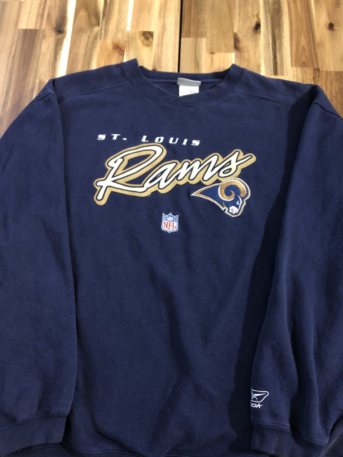 NFL SA14 Vintage NFL ST. Louis Rams Sweatshirt Size US XL / EU 56 / 4 - 3 Thumbnail