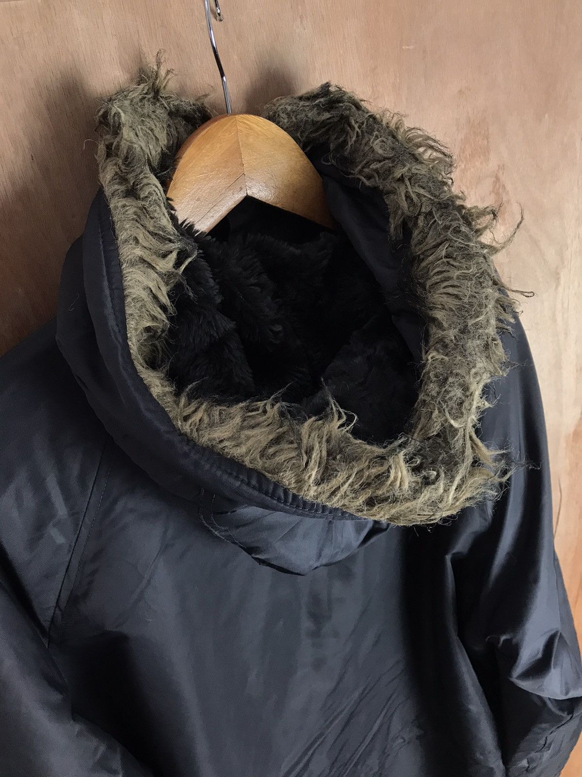 Vintage Vintage Flying Jacket Virgin Voyage Fur Hoodie Bomber Jacket Size US L / EU 52-54 / 3 - 13 Thumbnail
