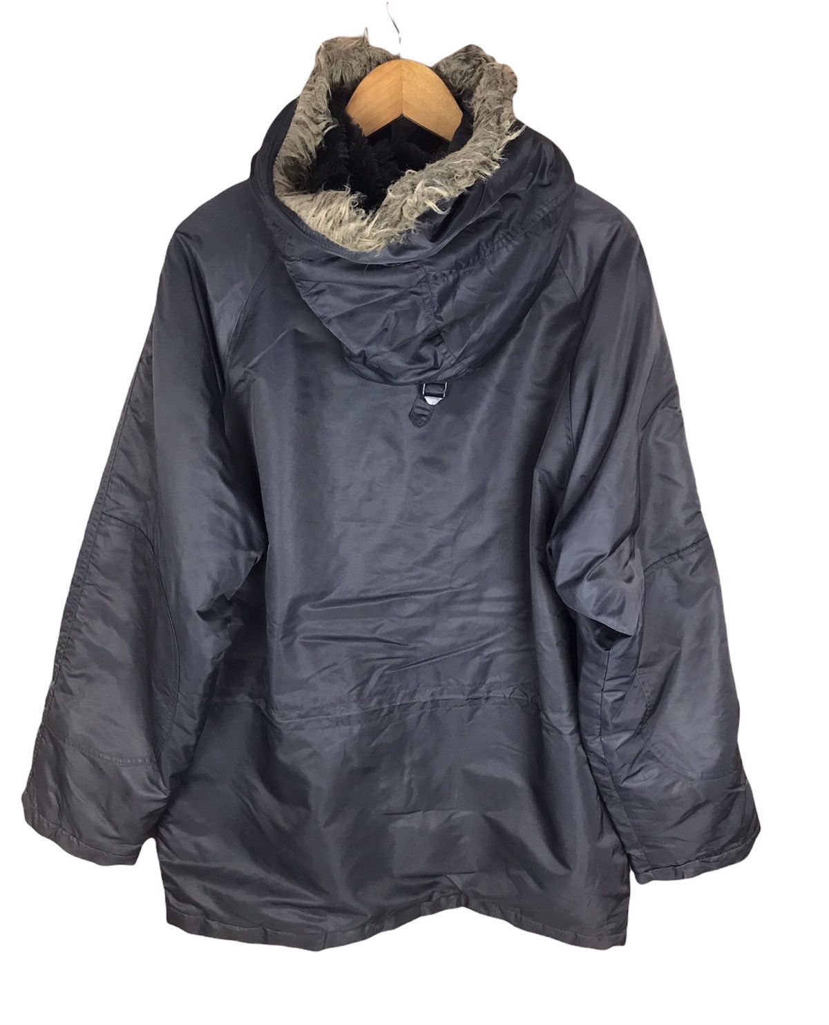 Vintage Vintage Flying Jacket Virgin Voyage Fur Hoodie Bomber Jacket Size US L / EU 52-54 / 3 - 2 Thumbnail