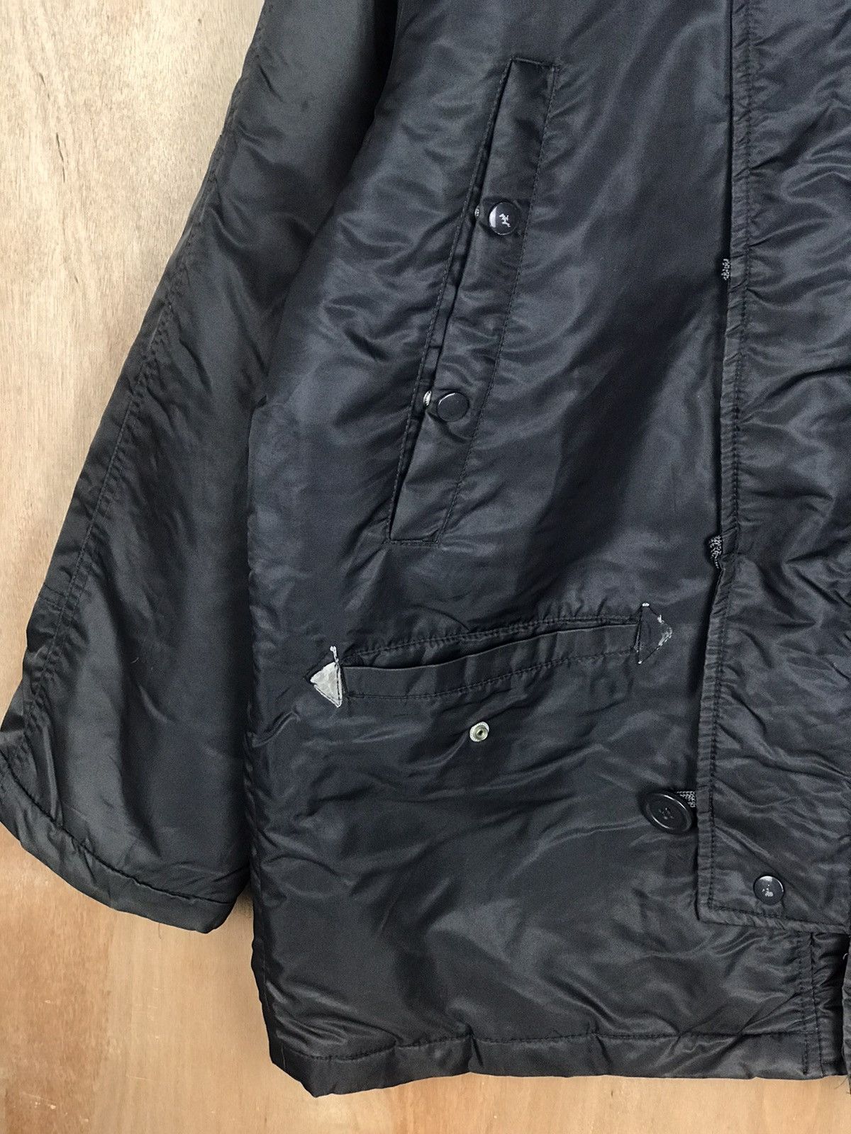 Vintage Vintage Flying Jacket Virgin Voyage Fur Hoodie Bomber Jacket Size US L / EU 52-54 / 3 - 5 Thumbnail