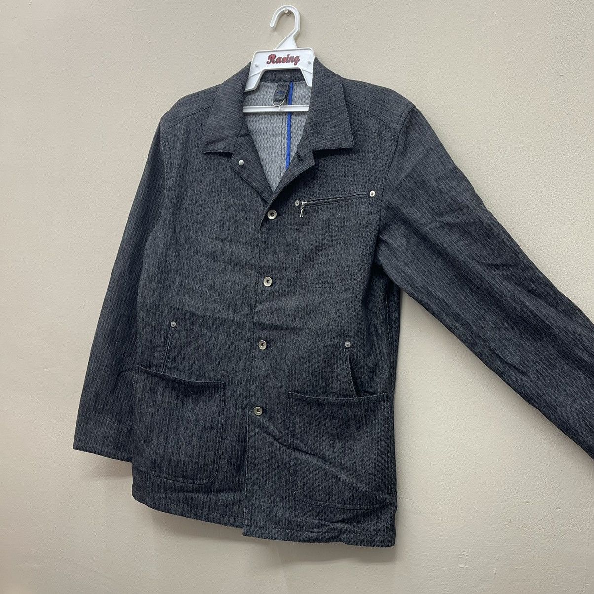 Japanese Brand × Vintage TAKA-Q.COM DENIM BLAZER STYLE Size US L / EU 52-54 / 3 - 2 Thumbnail