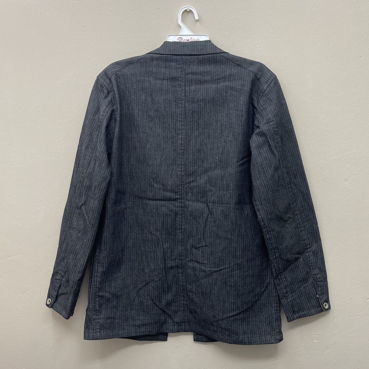 Japanese Brand × Vintage TAKA-Q.COM DENIM BLAZER STYLE Size US L / EU 52-54 / 3 - 7 Thumbnail