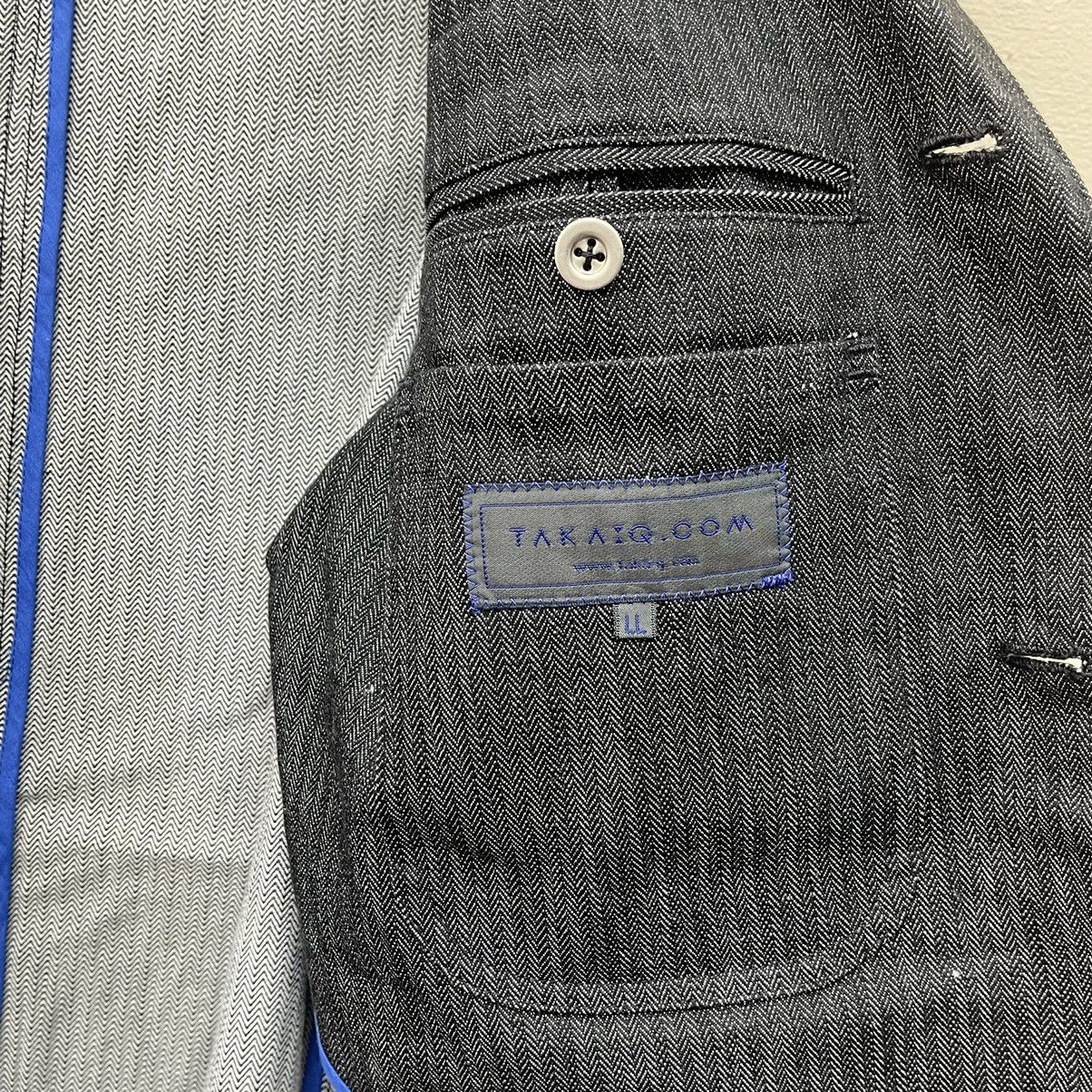 Japanese Brand × Vintage TAKA-Q.COM DENIM BLAZER STYLE Size US L / EU 52-54 / 3 - 4 Thumbnail