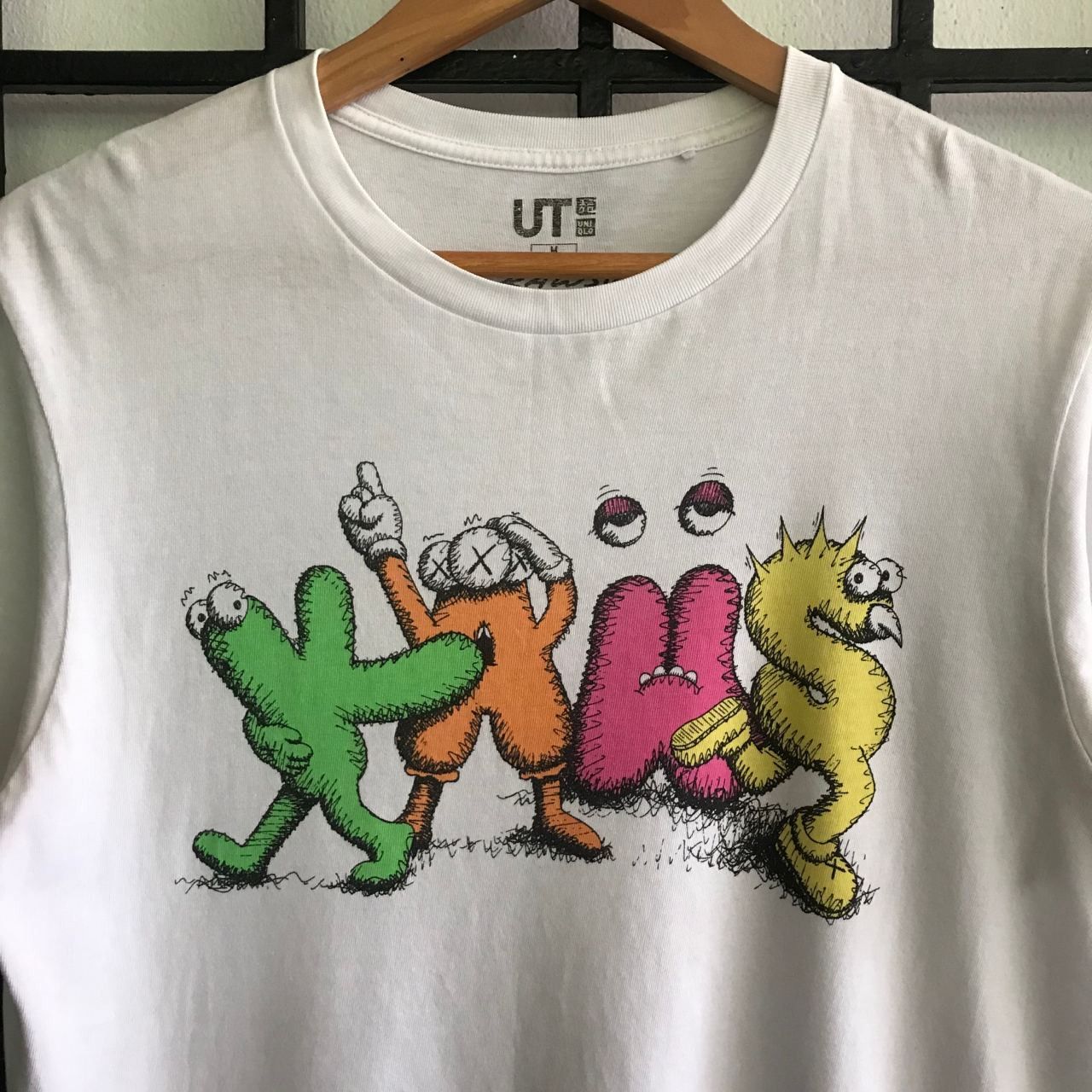 Kaws × Vintage 💣 OFFER Vtg 90's KAWS X NIKE Big Design T-shirt Size US M / EU 48-50 / 2 - 2 Thumbnail