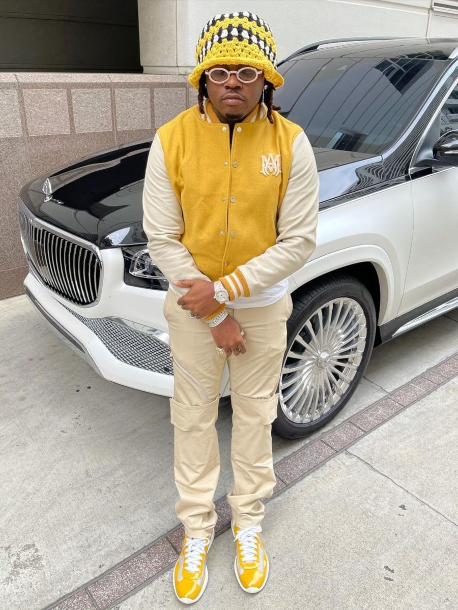 Amiri $2495 Amiri Varsity Letterman Jacket in Mustard Size Large Size US L / EU 52-54 / 3 - 10 Thumbnail