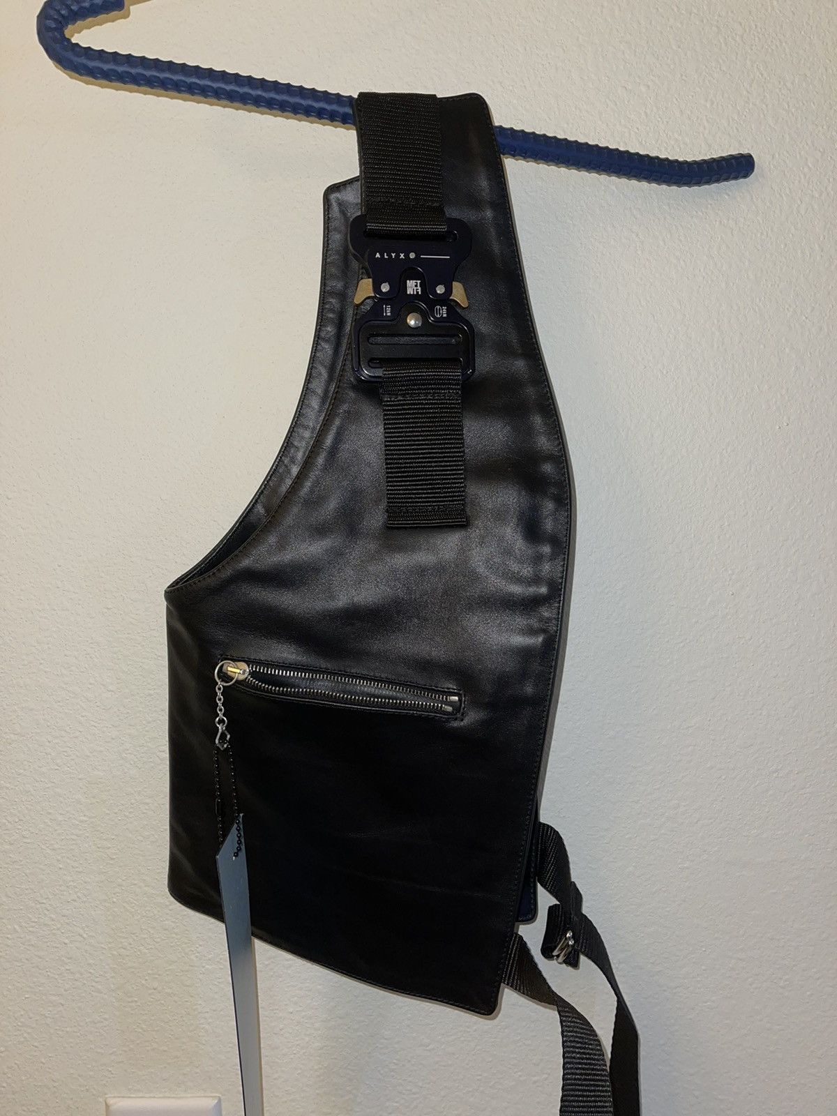 image of 1017 Alyx 9Sm x Alyx Studio Harness Vest With Hidden Zipper in Black, Men's