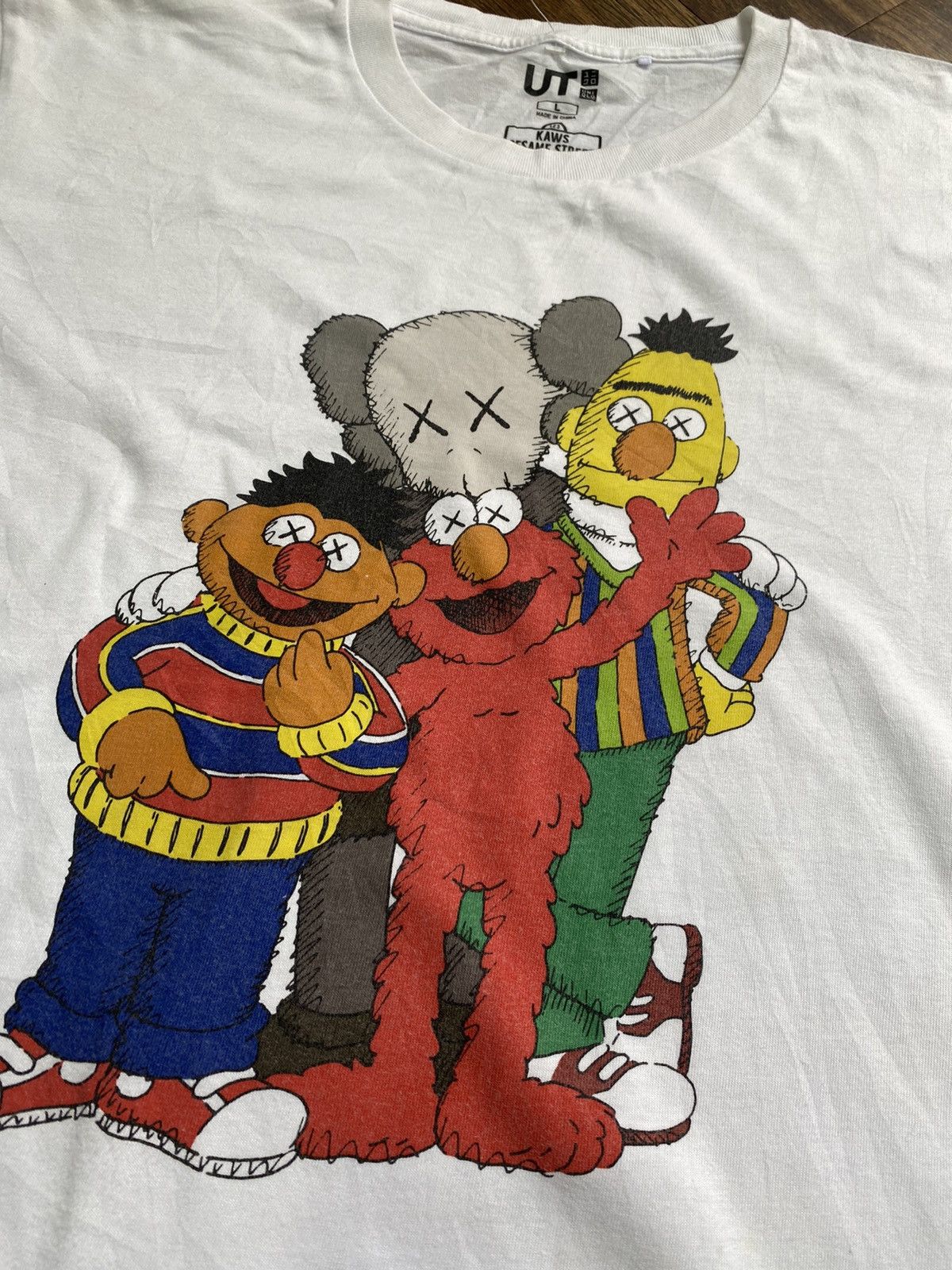 Cartoon Network × Japanese Brand × Kaws Kaws Uniqlo Sesame Street Companion Trash Can Tee Size US L / EU 52-54 / 3 - 2 Thumbnail