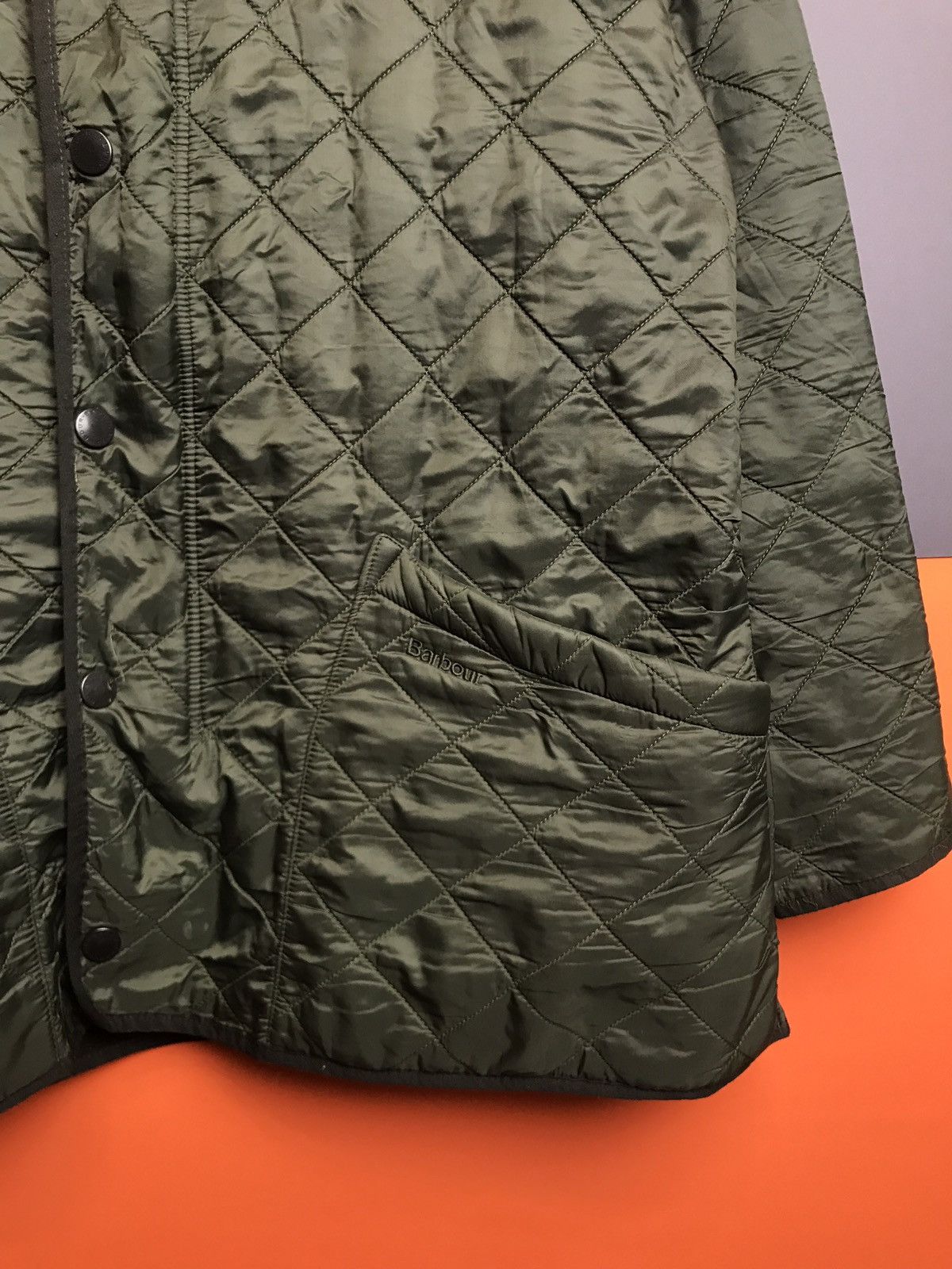 Barbour 💣💣 Vintage Barbour Polar Quilts Diamond Quilted Jacket Size US L / EU 52-54 / 3 - 2 Thumbnail