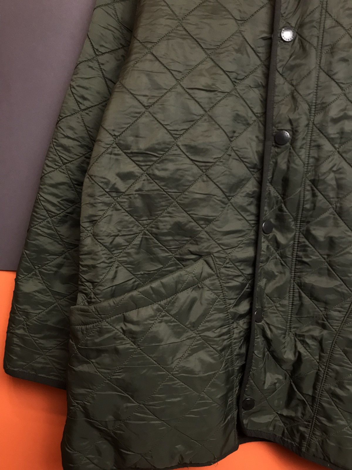 Barbour 💣💣 Vintage Barbour Polar Quilts Diamond Quilted Jacket Size US L / EU 52-54 / 3 - 3 Thumbnail