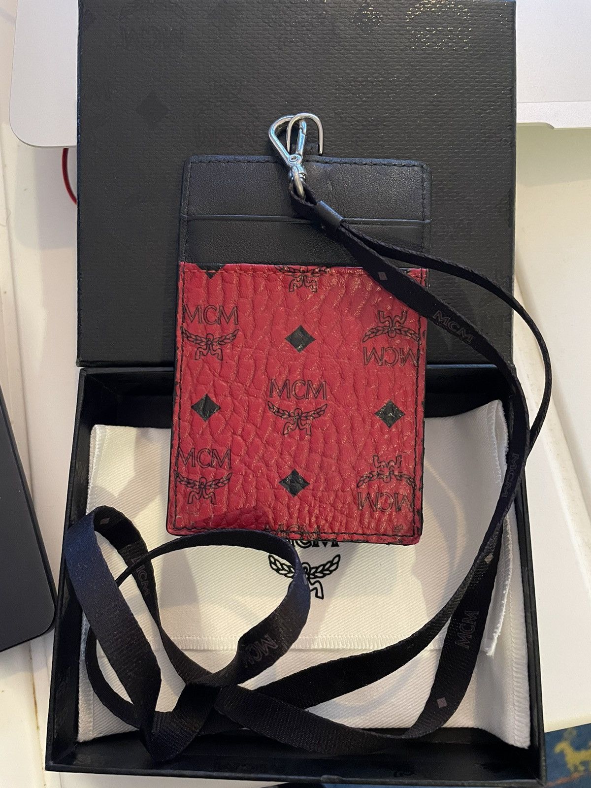 MCM MCM Card Holder with Strap Grailed