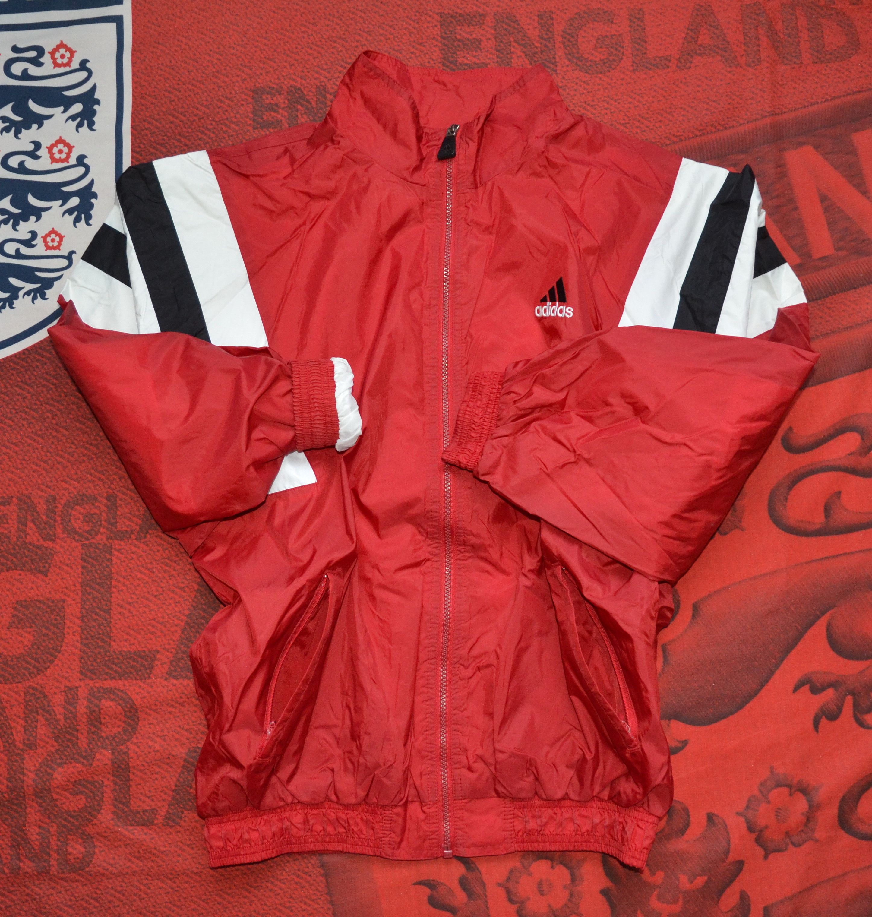 Adidas × Vintage Vintage Adidas Lightweight Nylon Jacket Malaysia Very Rare Size US L / EU 52-54 / 3 - 3 Thumbnail