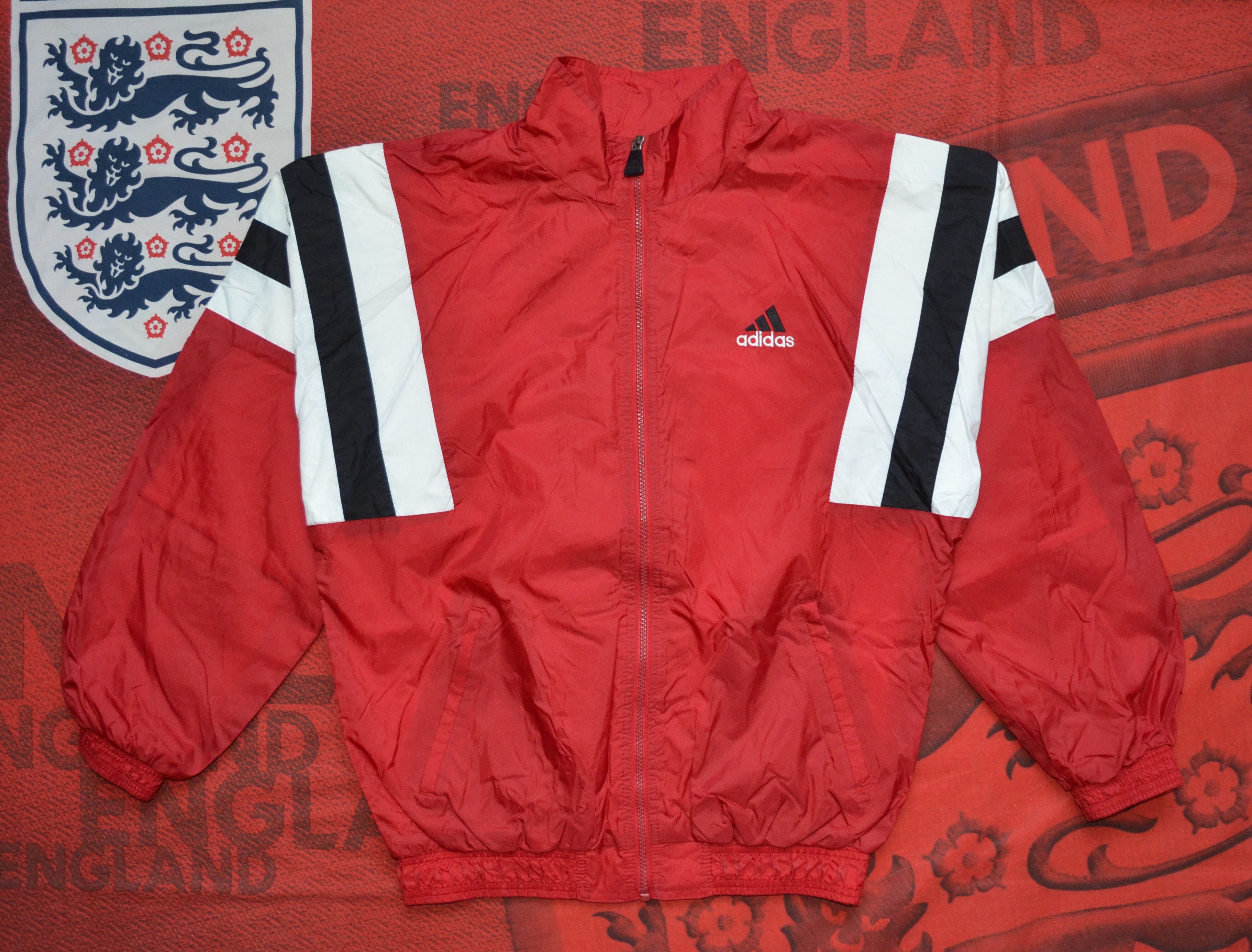Adidas × Vintage Vintage Adidas Lightweight Nylon Jacket Malaysia Very Rare Size US L / EU 52-54 / 3 - 23 Thumbnail
