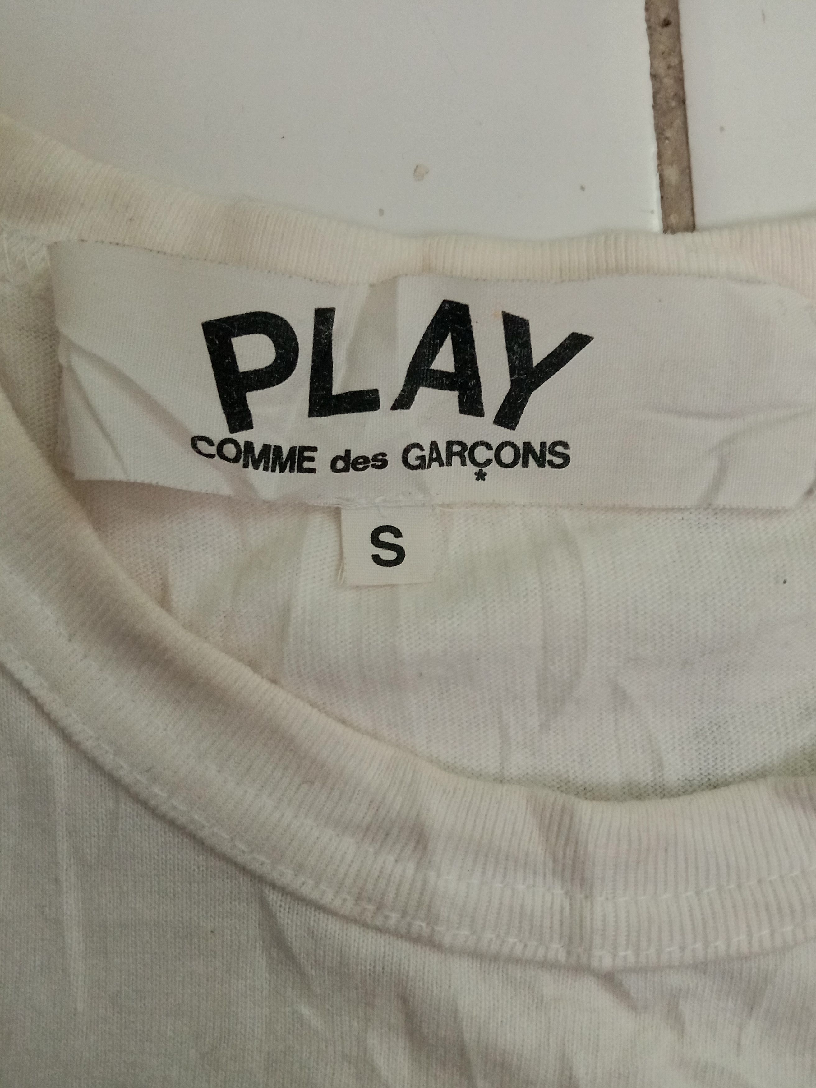 Comme des Garcons Vintage COMME Des CARCONS PLAY eyes t-shirt made in Japan Size US S / EU 44-46 / 1 - 6 Thumbnail