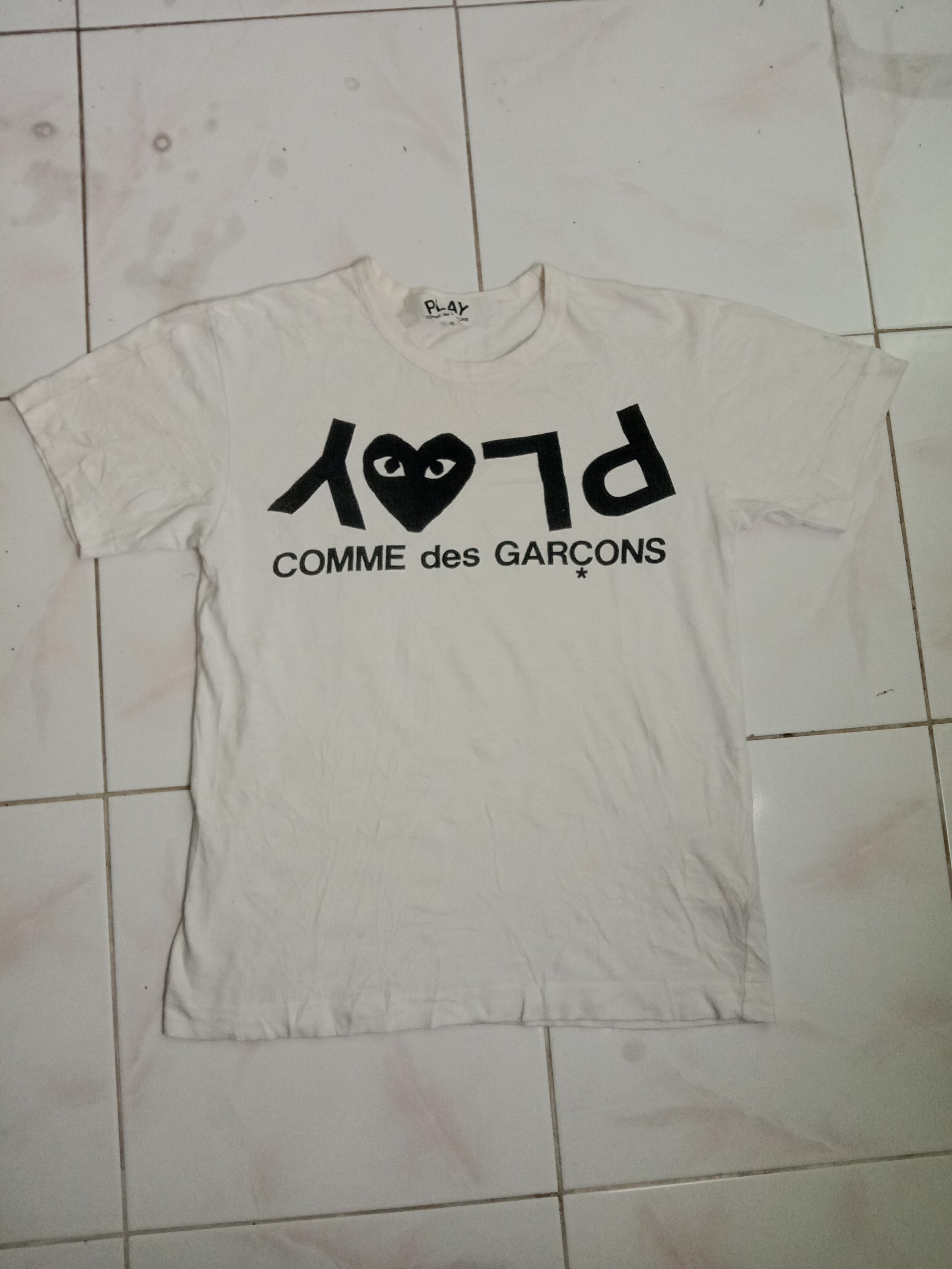 Comme des Garcons Vintage COMME Des CARCONS PLAY eyes t-shirt made in Japan Size US S / EU 44-46 / 1 - 4 Thumbnail