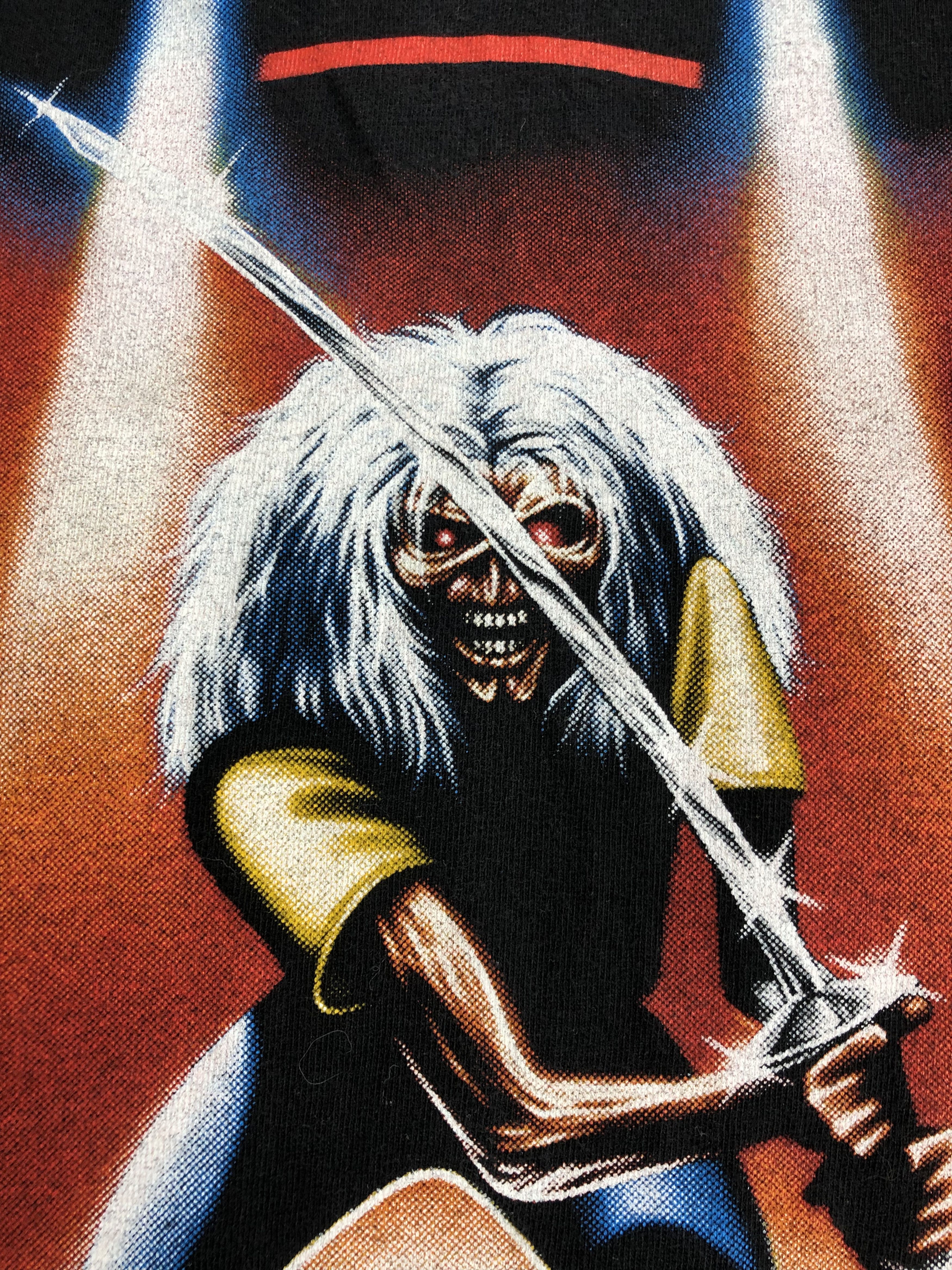 Band Tees Vintage 90s Iron Maiden Maiden Japan bootleg single stitch Size US XL / EU 56 / 4 - 5 Thumbnail