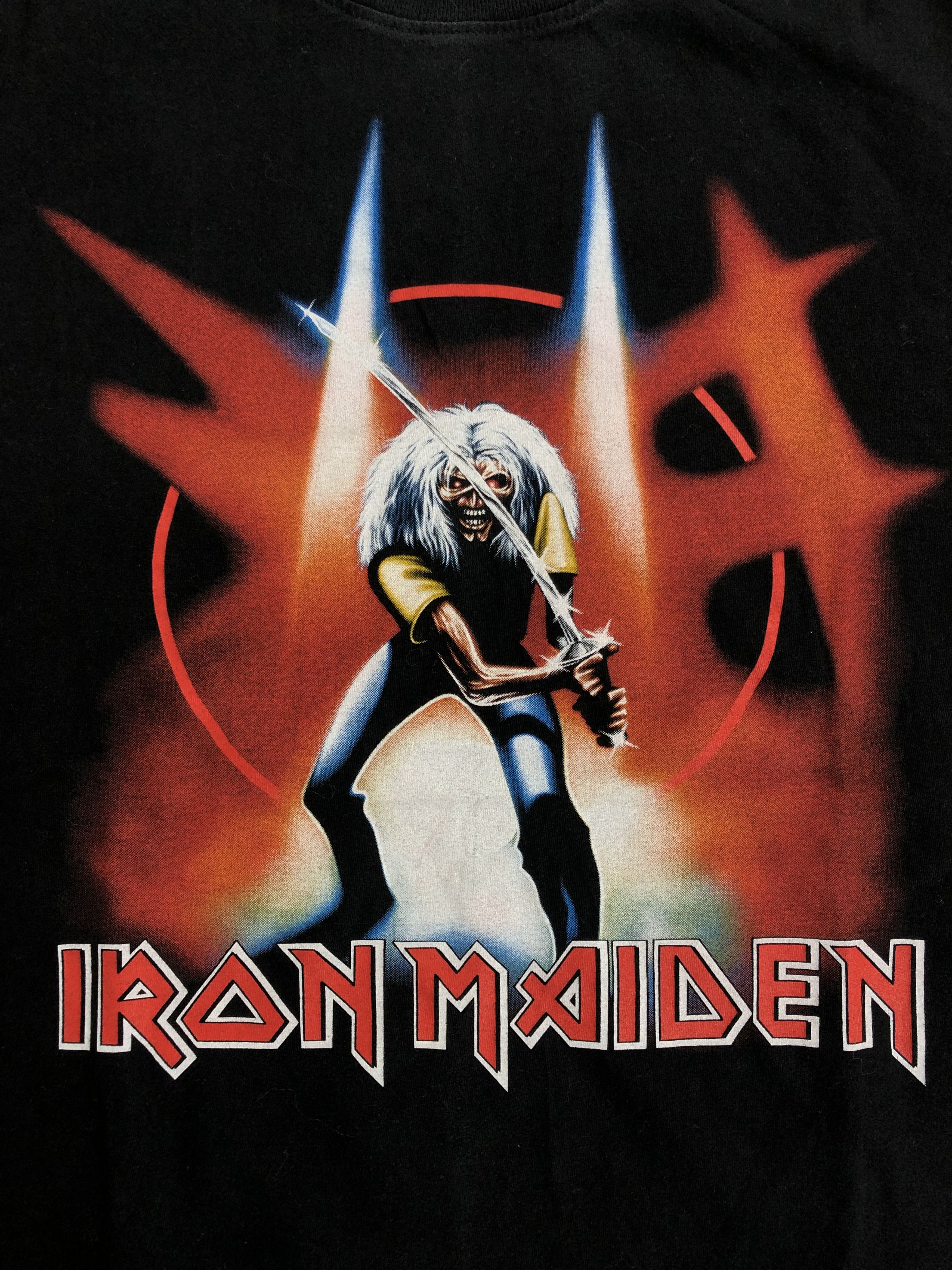 Band Tees Vintage 90s Iron Maiden Maiden Japan bootleg single stitch Size US XL / EU 56 / 4 - 4 Thumbnail