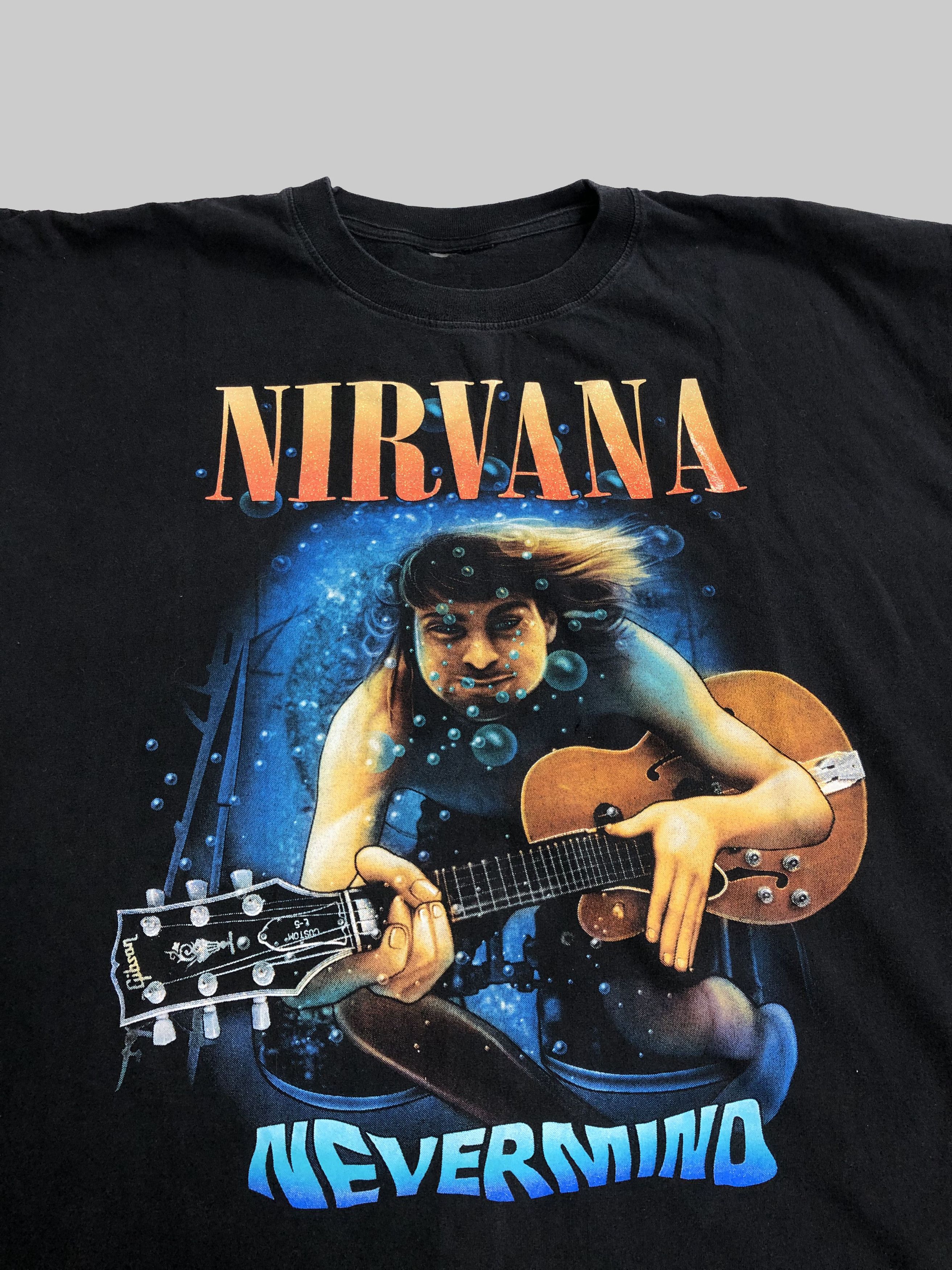 Band Tees Vintage Nirvana Nevermind (Kurt Cobain Pearl Jam Foo Blink) Size US XL / EU 56 / 4 - 3 Thumbnail