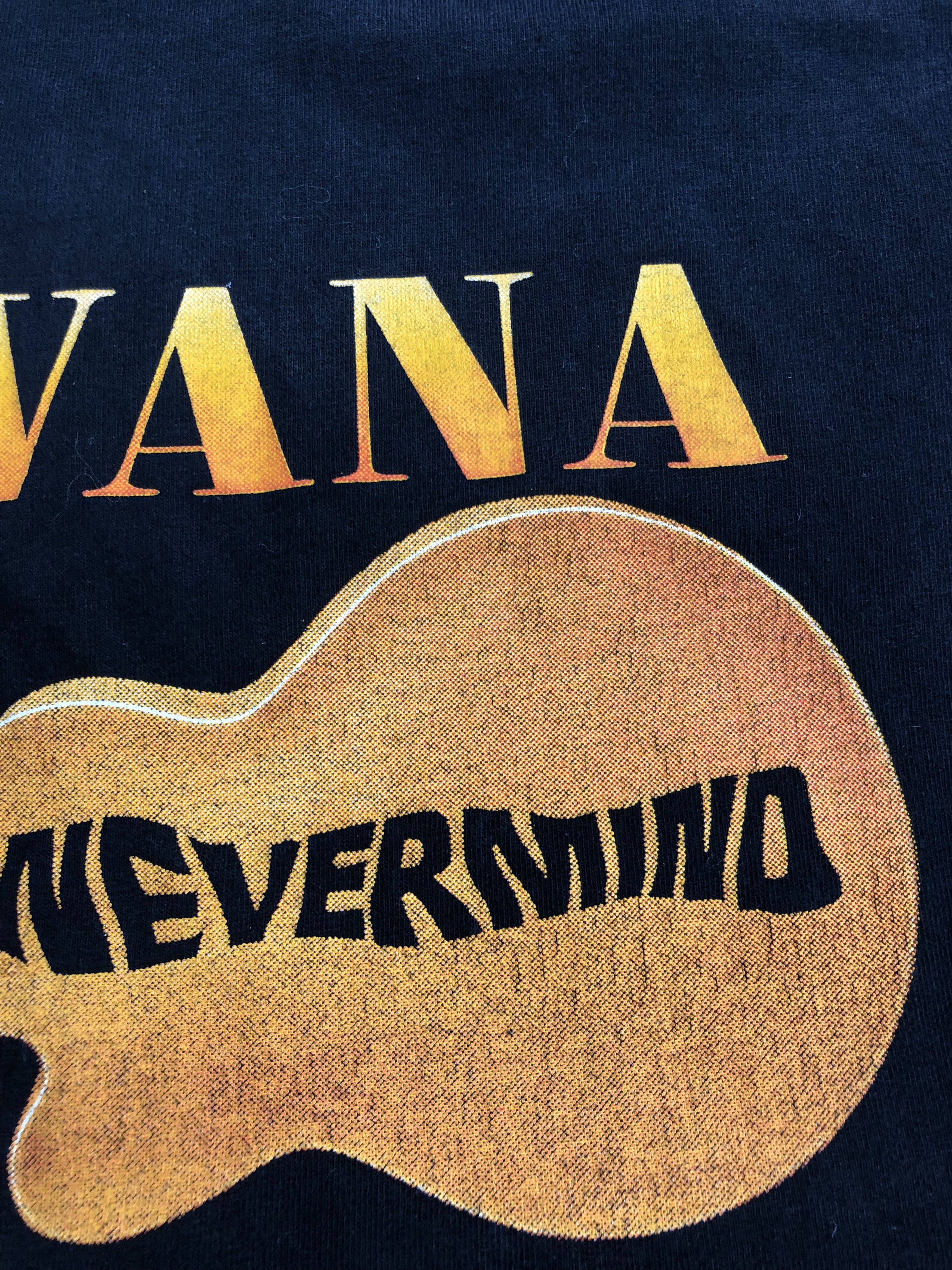 Band Tees Vintage Nirvana Nevermind (Kurt Cobain Pearl Jam Foo Blink) Size US XL / EU 56 / 4 - 10 Thumbnail
