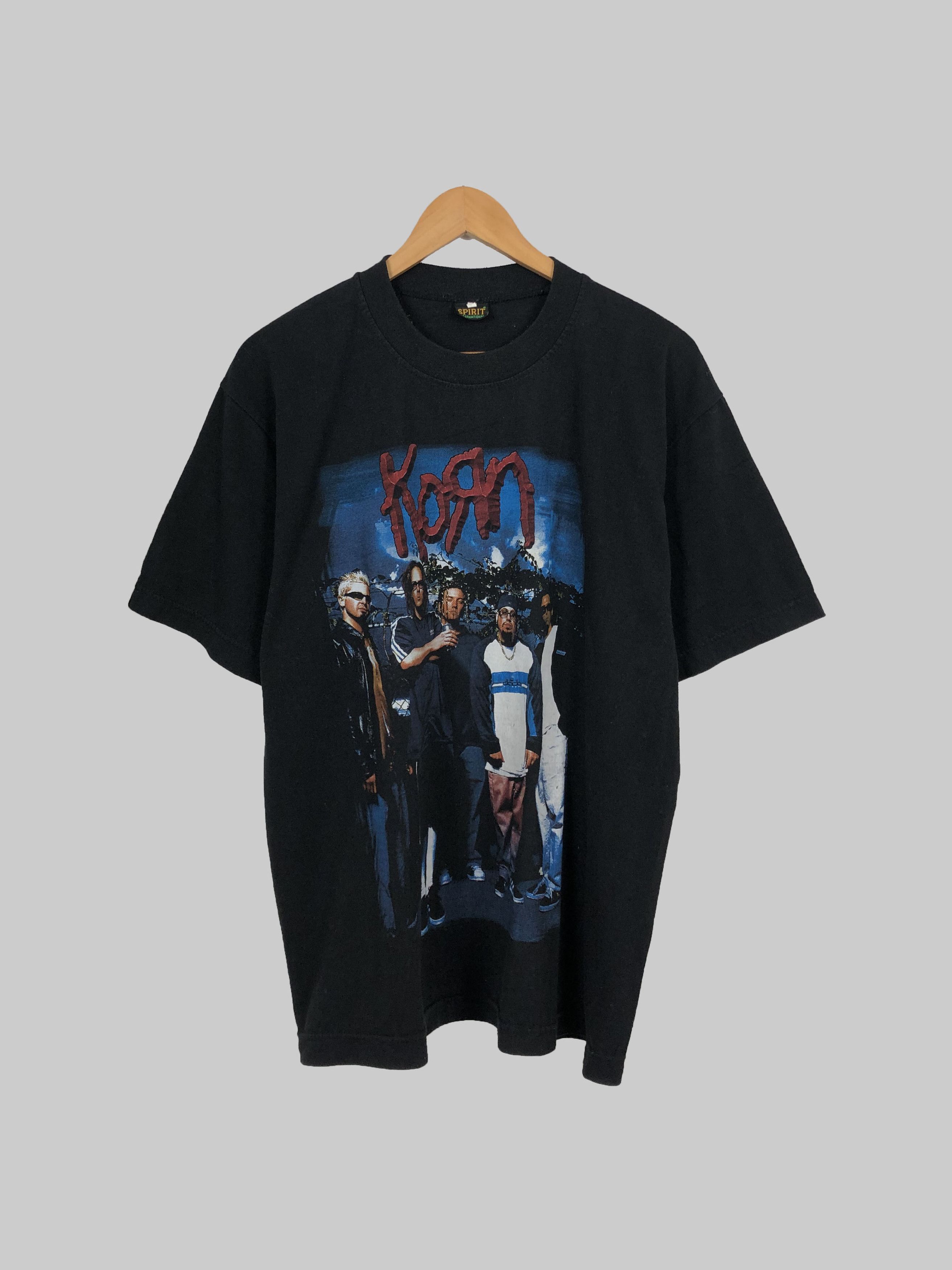 Band Tees Vintage 90s Korn (Stone Sour Marilyn Manson Limp Bizkit) Size US L / EU 52-54 / 3 - 1 Thumbnail