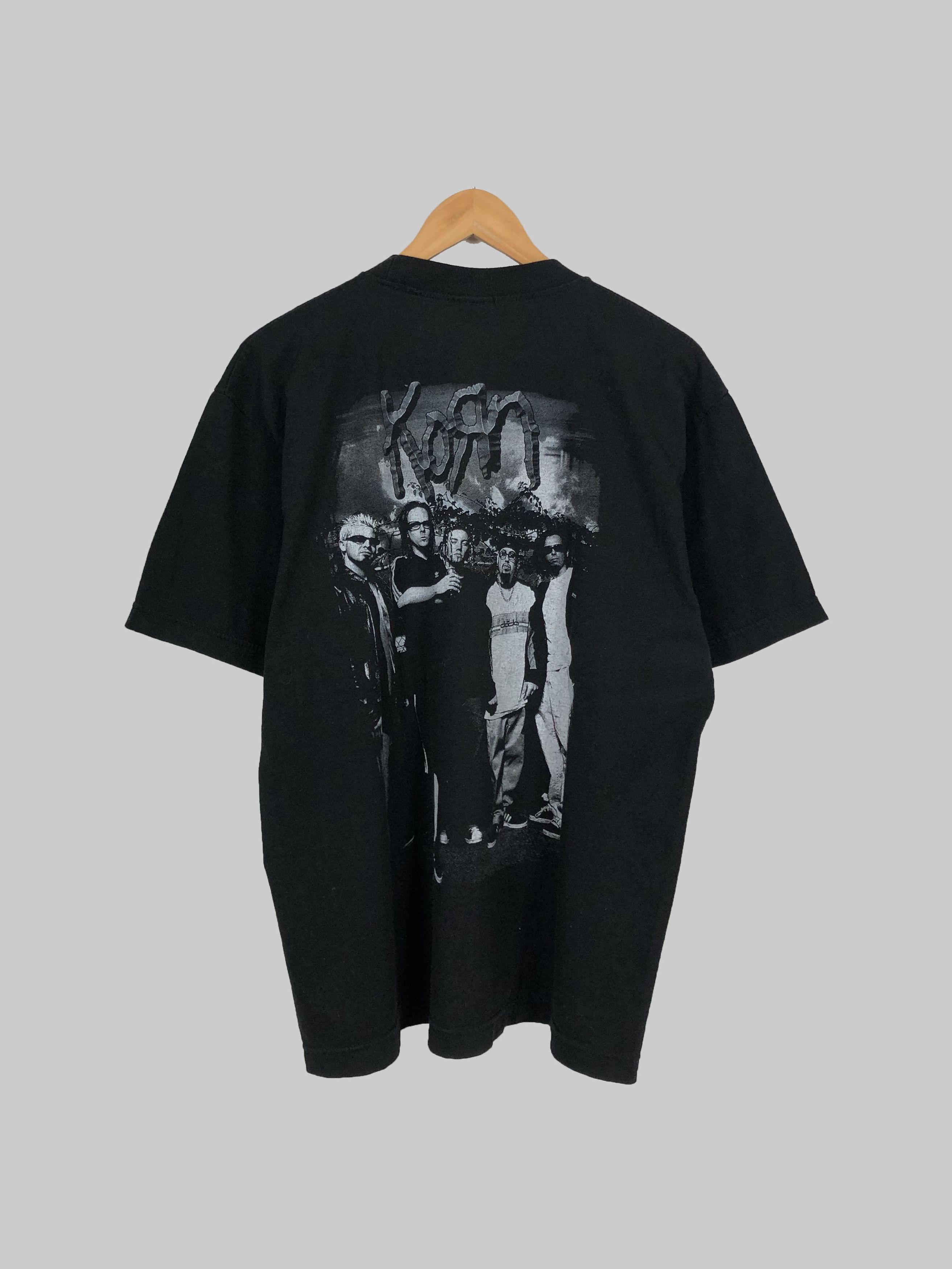 Band Tees Vintage 90s Korn (Stone Sour Marilyn Manson Limp Bizkit) Size US L / EU 52-54 / 3 - 2 Thumbnail
