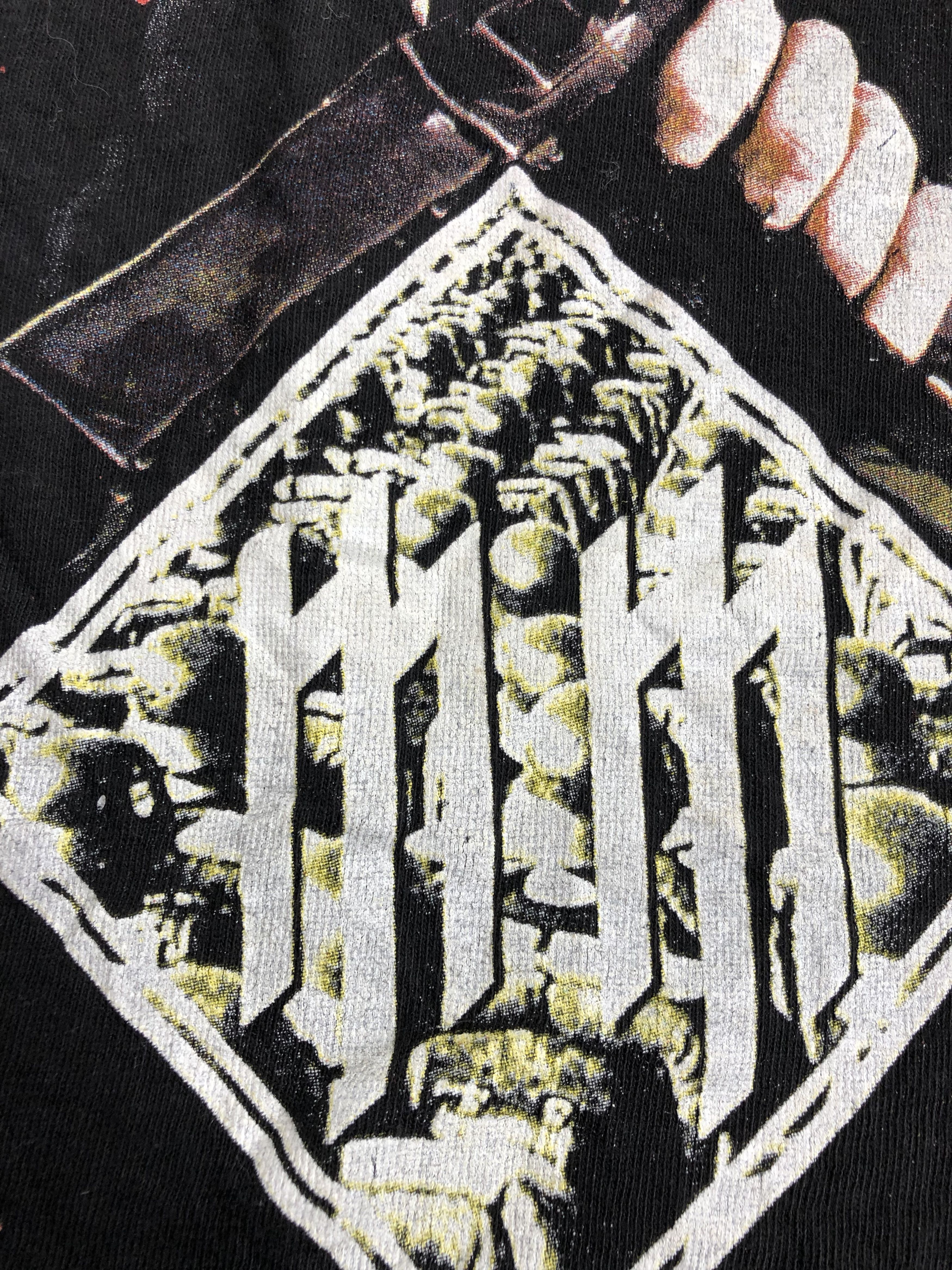 Band Tees Vintage 2003 Marilyn Manson (Nine Inch Nails Limp Bizkit) Size US L / EU 52-54 / 3 - 5 Thumbnail