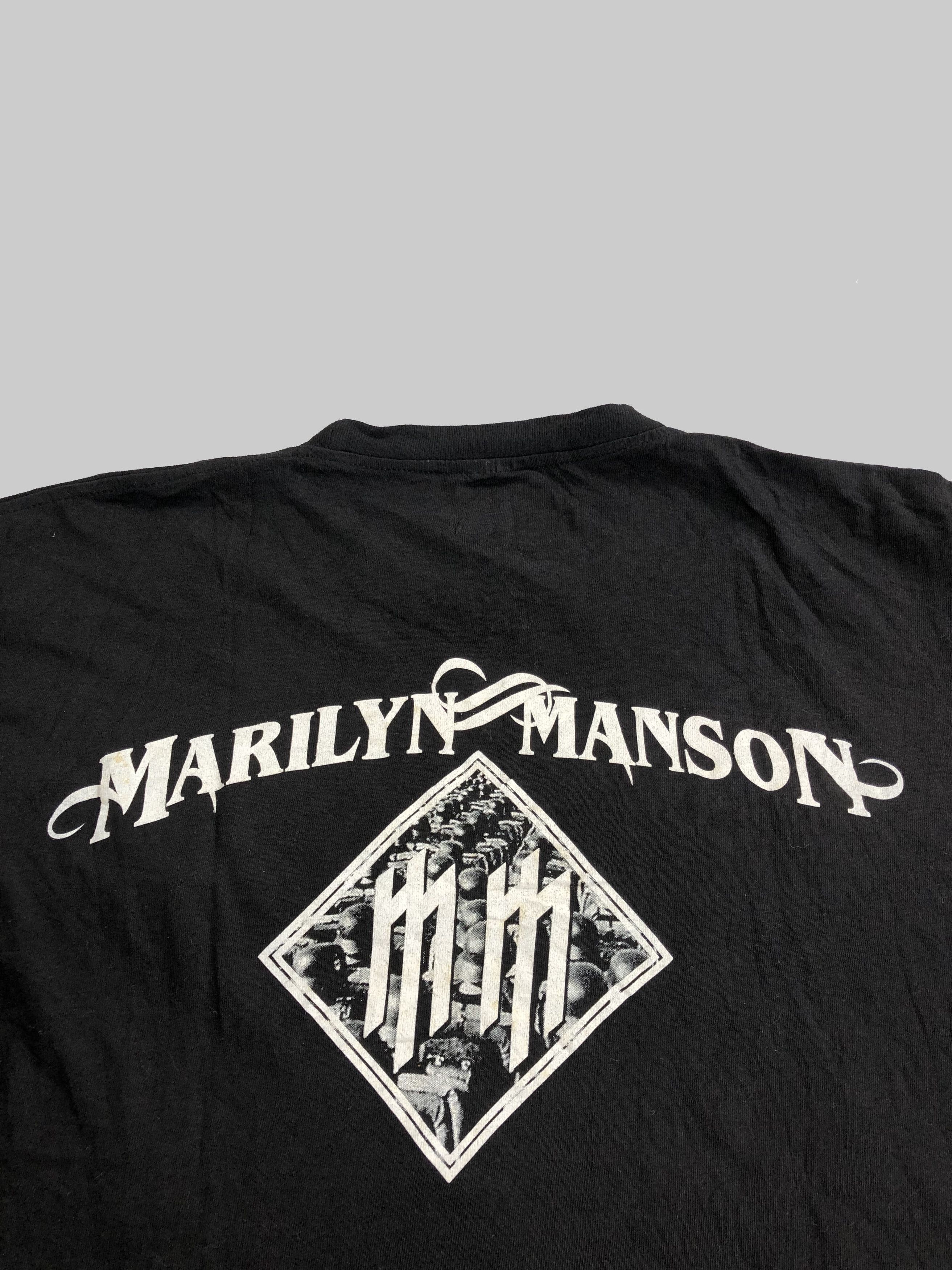 Band Tees Vintage 2003 Marilyn Manson (Nine Inch Nails Limp Bizkit) Size US L / EU 52-54 / 3 - 10 Thumbnail