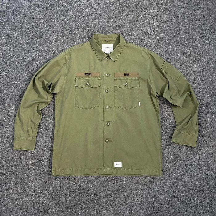 Wtaps WTAPS BUDS LS SHIRT COTTON RIPSTOP EX_39 COLLECTION - LIMA