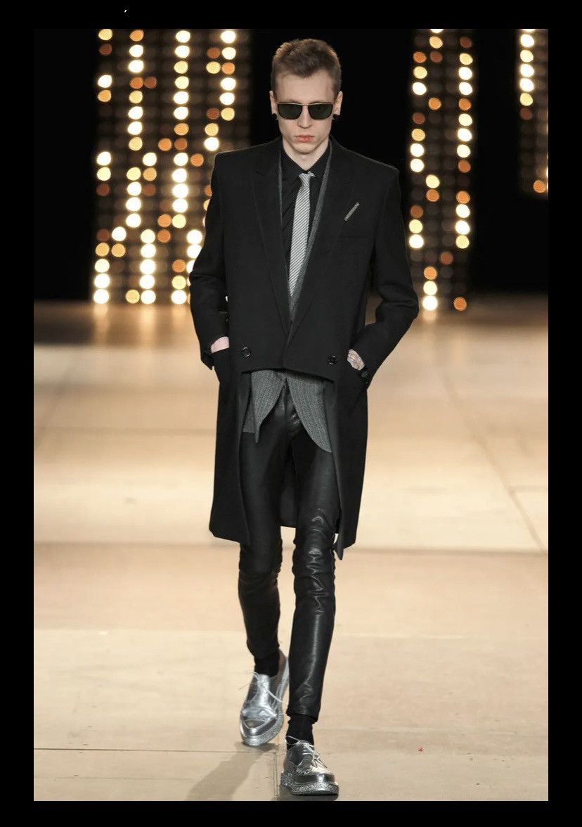 Saint Laurent Paris $3890 FW14 Saint Laurent Le smoking Tailcoat 