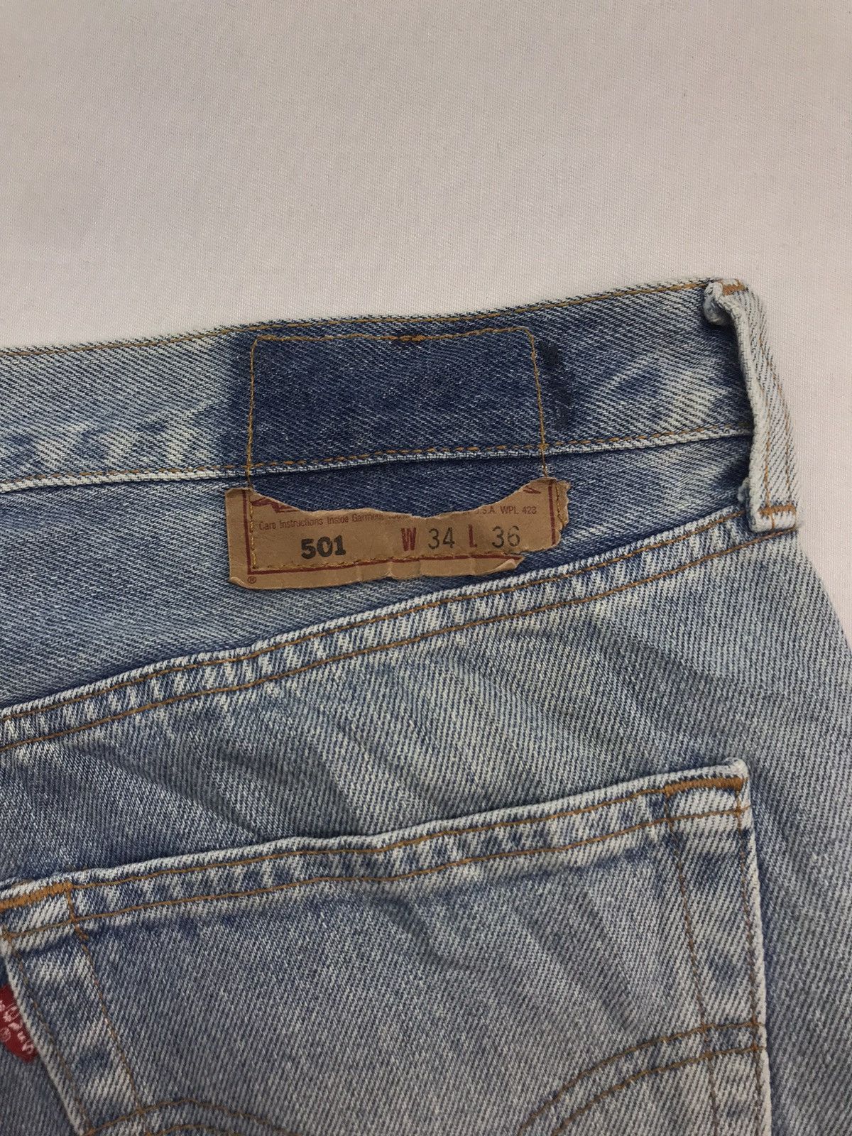 Levi's Vintage Levis 501 sun faded Size US 34 / EU 50 - 6 Thumbnail