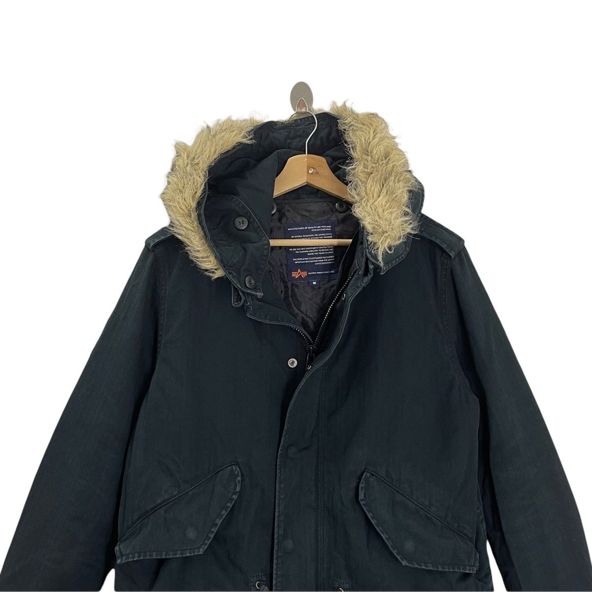 Vintage Vintage Alpha Industries Parka Jacket Size M Size US M / EU 48-50 / 2 - 2 Thumbnail