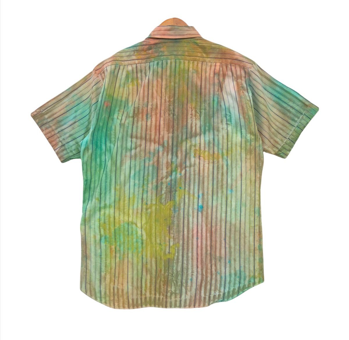 Balmain × If Six Was Nine × Vintage 🔥Vintage Balmain “Peace No War Painted” Shirt 🔥 Size US M / EU 48-50 / 2 - 2 Thumbnail