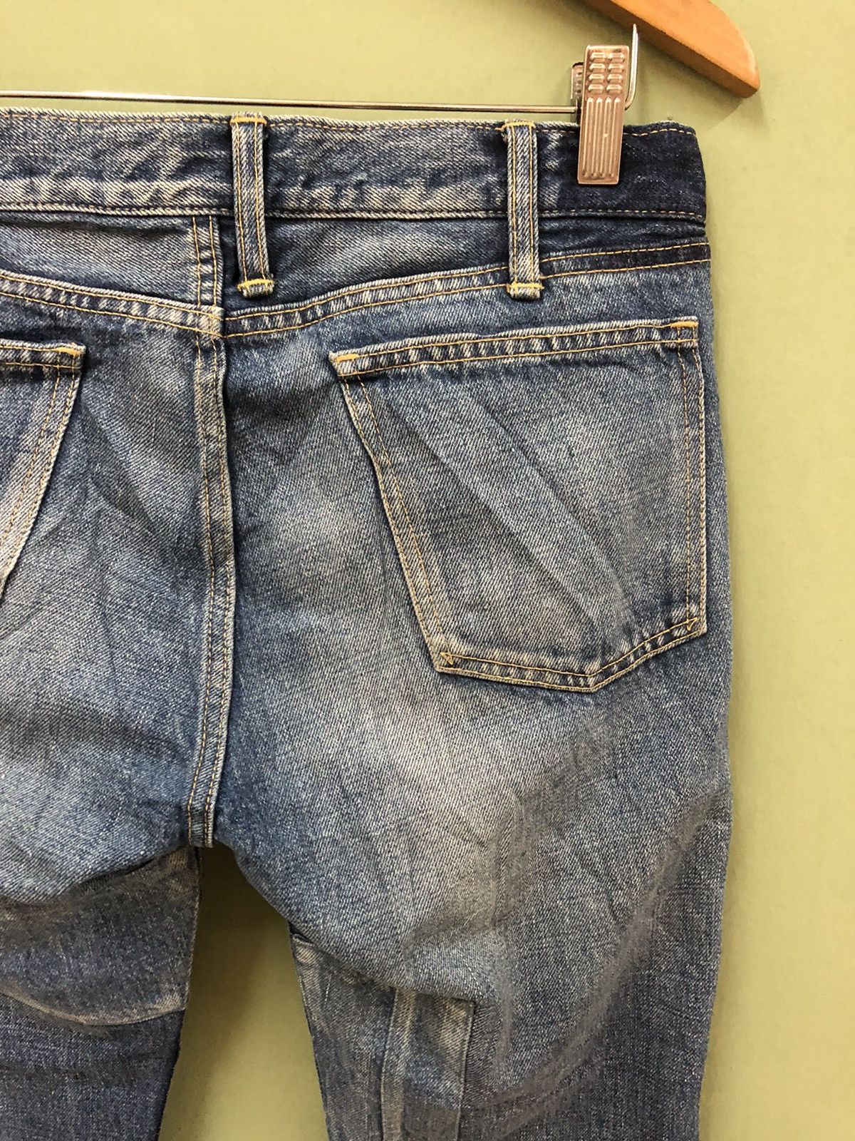Japanese Brand JAPANESE SLIM FIT SASHIKO PATCHWORK JEANS KAPITAL INSPIRED Size US 30 / EU 46 - 9 Thumbnail