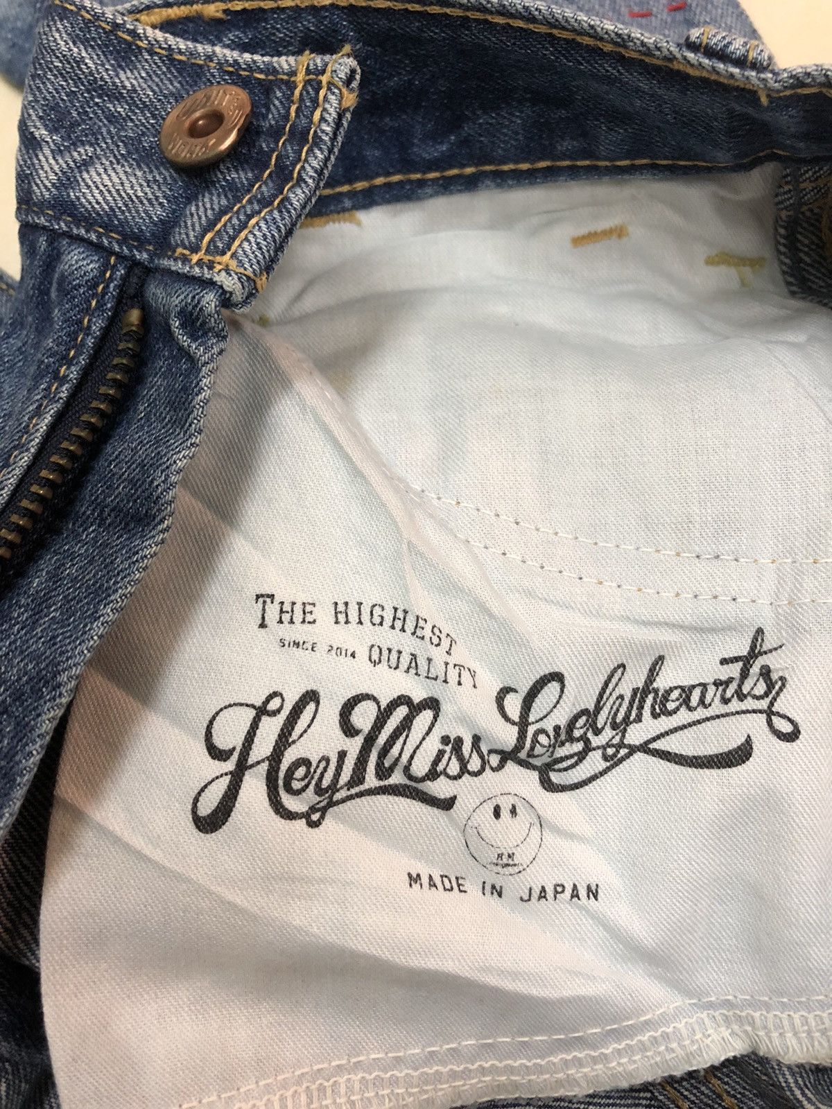 Japanese Brand JAPANESE SLIM FIT SASHIKO PATCHWORK JEANS KAPITAL INSPIRED Size US 30 / EU 46 - 12 Thumbnail