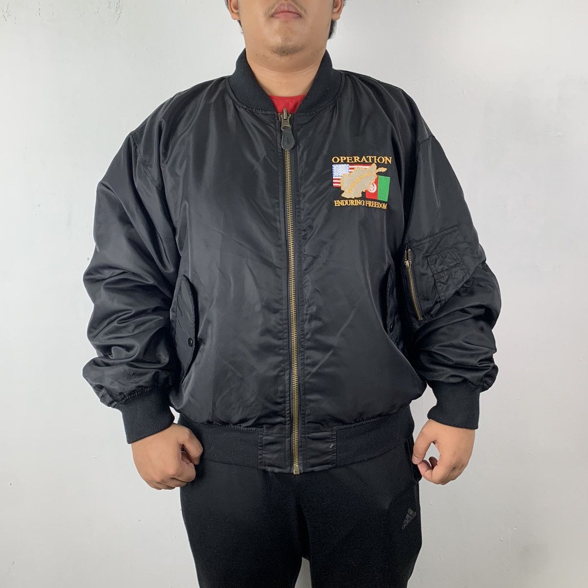 Other 💥RARE!! Reversible Flight Jacket Bomber With Patches Size US XL / EU 56 / 4 - 2 Thumbnail