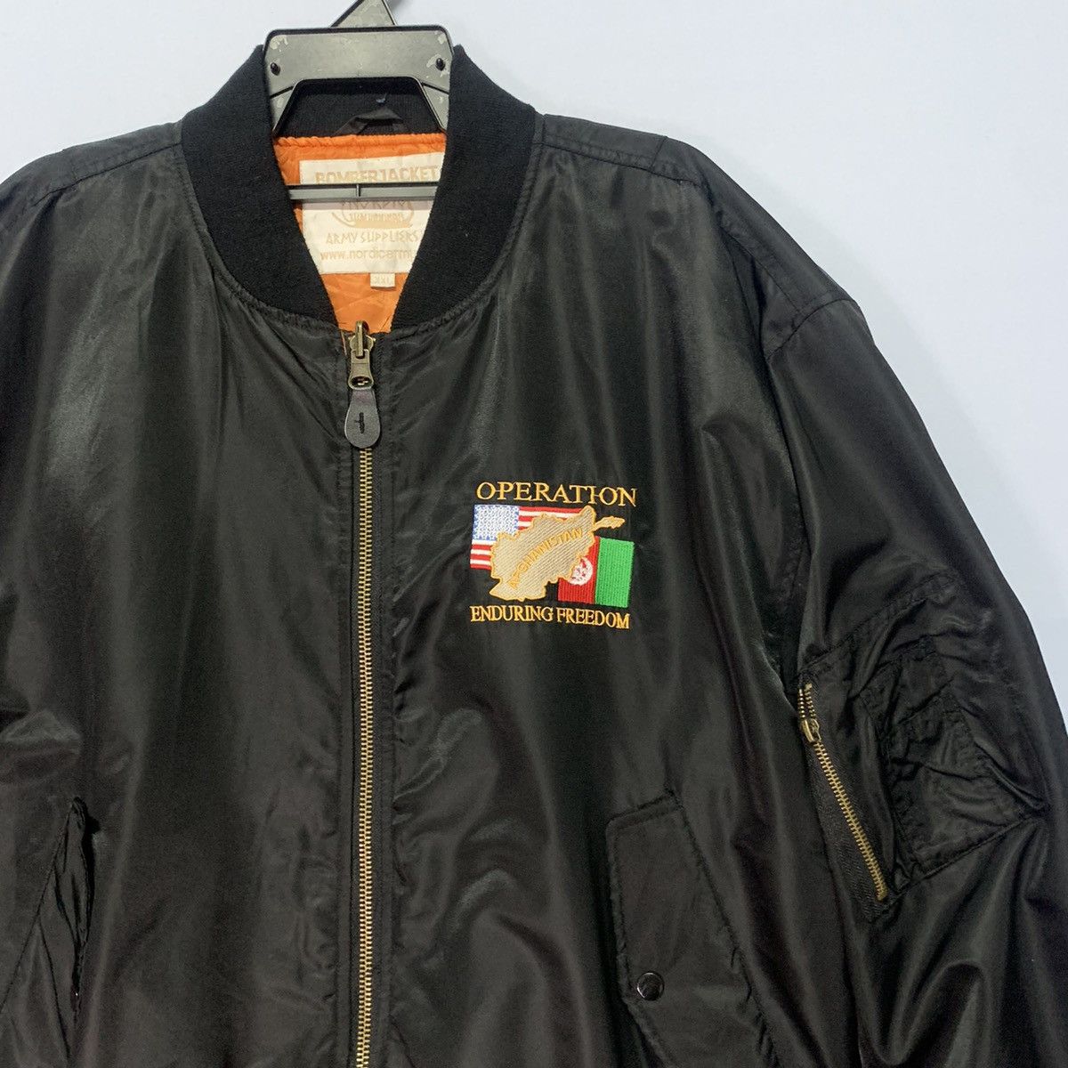 Other 💥RARE!! Reversible Flight Jacket Bomber With Patches Size US XL / EU 56 / 4 - 6 Thumbnail