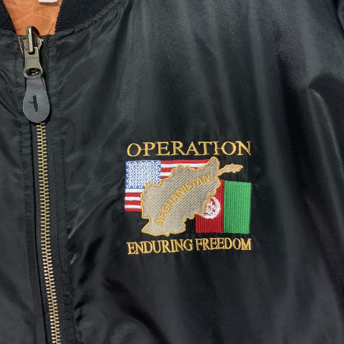 Other 💥RARE!! Reversible Flight Jacket Bomber With Patches Size US XL / EU 56 / 4 - 7 Thumbnail