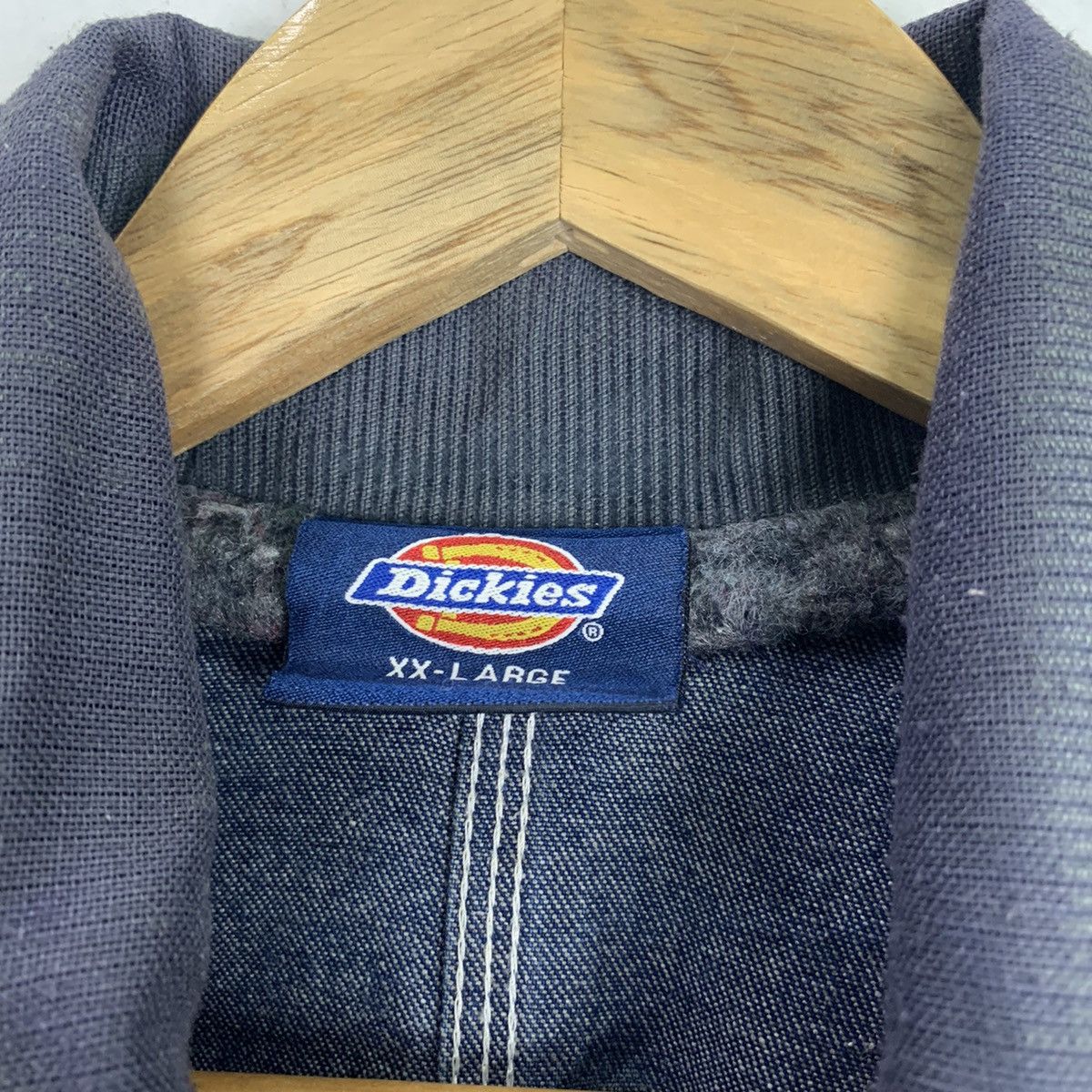 Dickies Vintage DICKIES Workwear Heavy Jacket Denim Chore Jacket Size US XXL / EU 58 / 5 - 7 Thumbnail