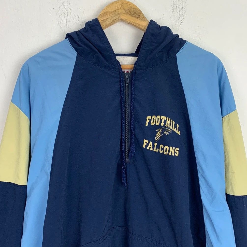 Vintage 1990s Vintage MATMAN Team Quarter Zip Pullover Wind Jacket Size US XL / EU 56 / 4 - 4 Thumbnail