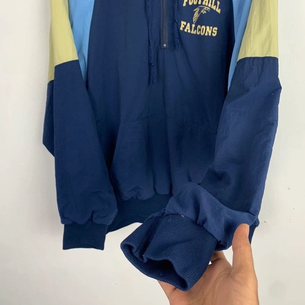 Vintage 1990s Vintage MATMAN Team Quarter Zip Pullover Wind Jacket Size US XL / EU 56 / 4 - 3 Thumbnail