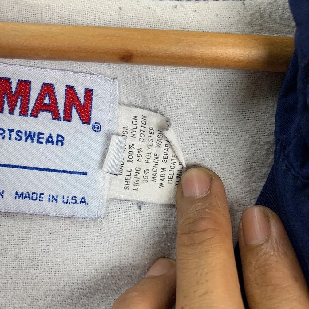 Vintage 1990s Vintage MATMAN Team Quarter Zip Pullover Wind Jacket Size US XL / EU 56 / 4 - 9 Thumbnail