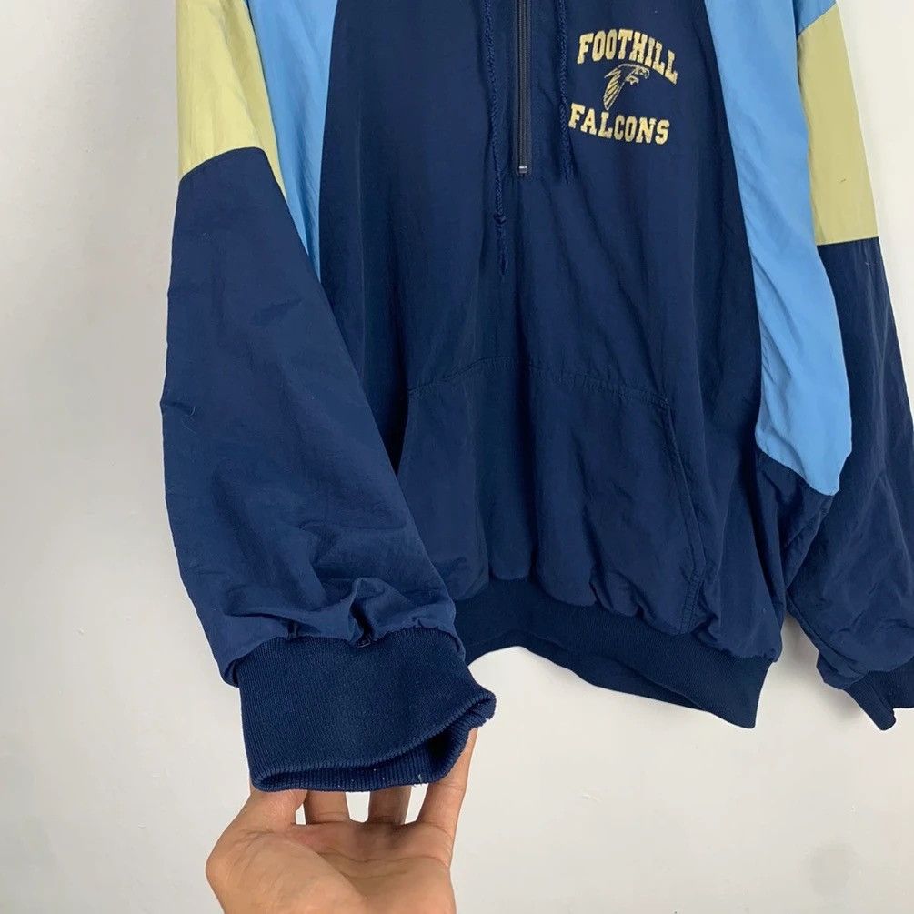 Vintage 1990s Vintage MATMAN Team Quarter Zip Pullover Wind Jacket Size US XL / EU 56 / 4 - 2 Thumbnail